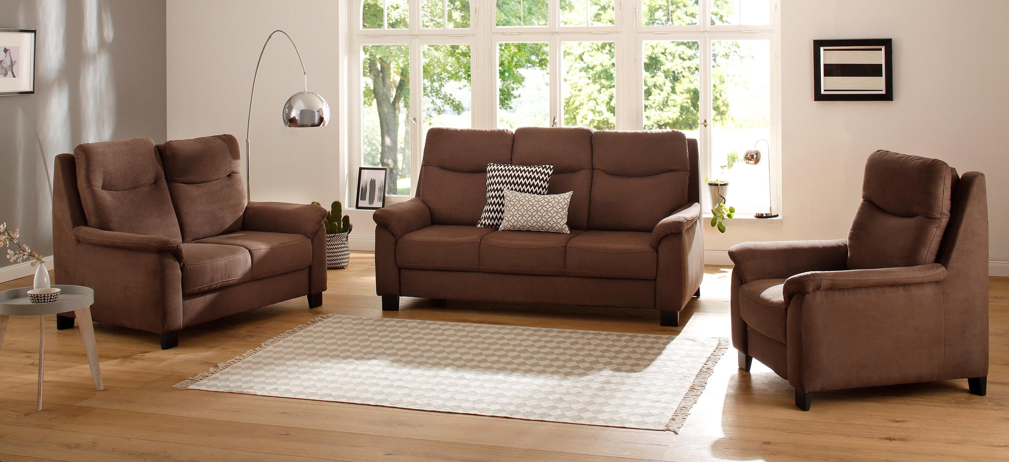 Home affaire 2-zitsbank Boccaccio met binnenvering, incl. verstelbare hoofdsteun