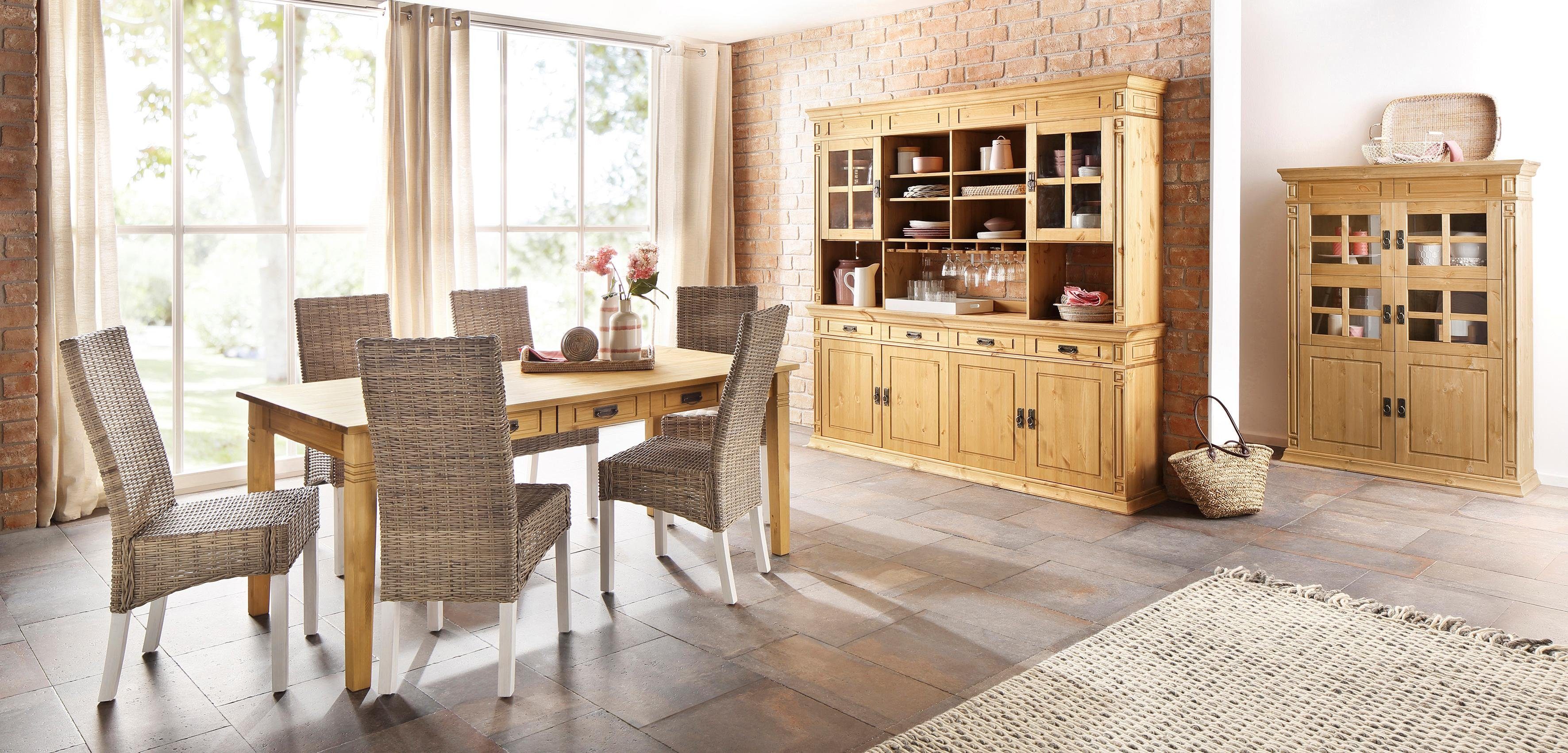 Home affaire Dressoir Vinales Commode in klassieke landelijke stijl, breedte 202 cm