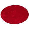 my home hoogpolig vloerkleed micro soft ideal bijzonder zacht door microvezel, extra zacht, woonkamer rood