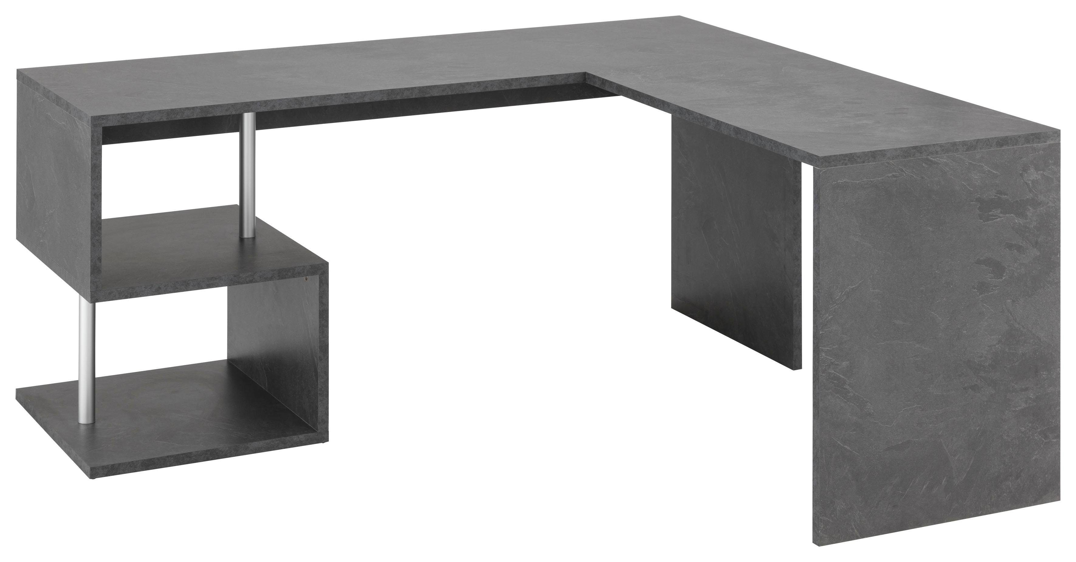 INOSIGN Hoekbureau Esse, Bureau in modern design met of zonder monitorsteun breedte 180/160 cm, made in italy