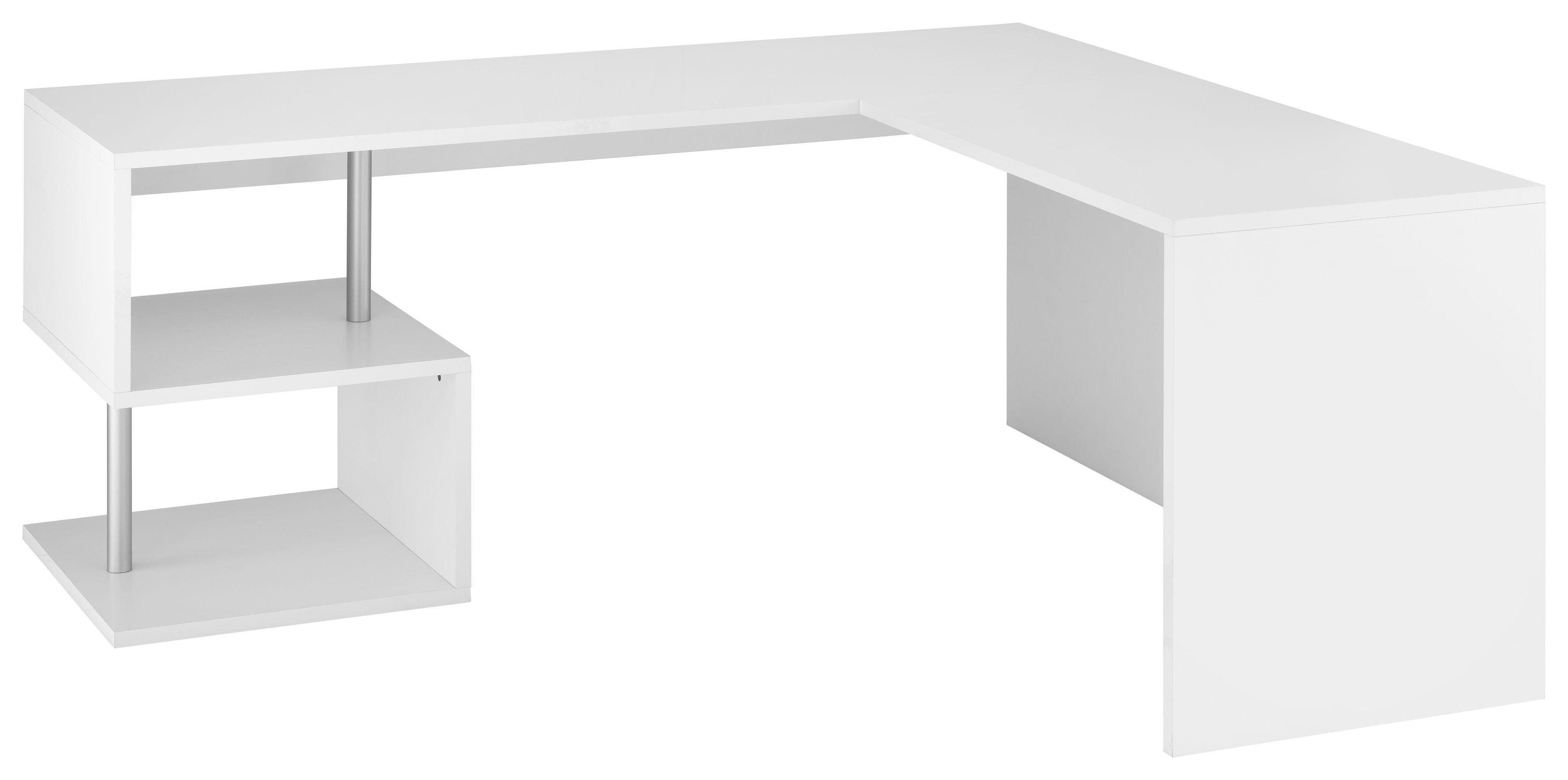 INOSIGN Hoekbureau Esse, Bureau in modern design met of zonder monitorsteun breedte 180/160 cm, made in italy