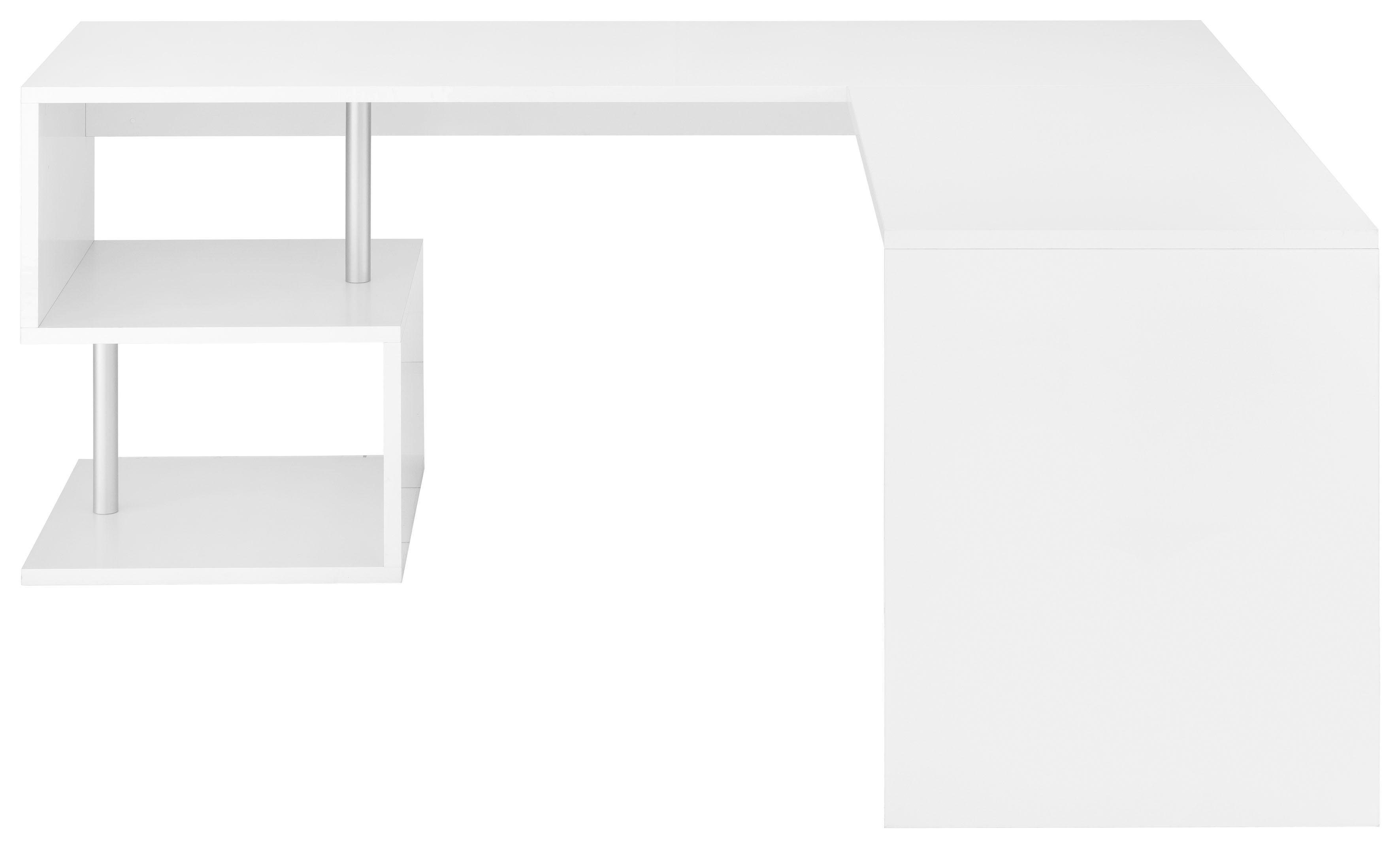 INOSIGN Hoekbureau Esse, Bureau in modern design met of zonder monitorsteun breedte 180/160 cm, made in italy