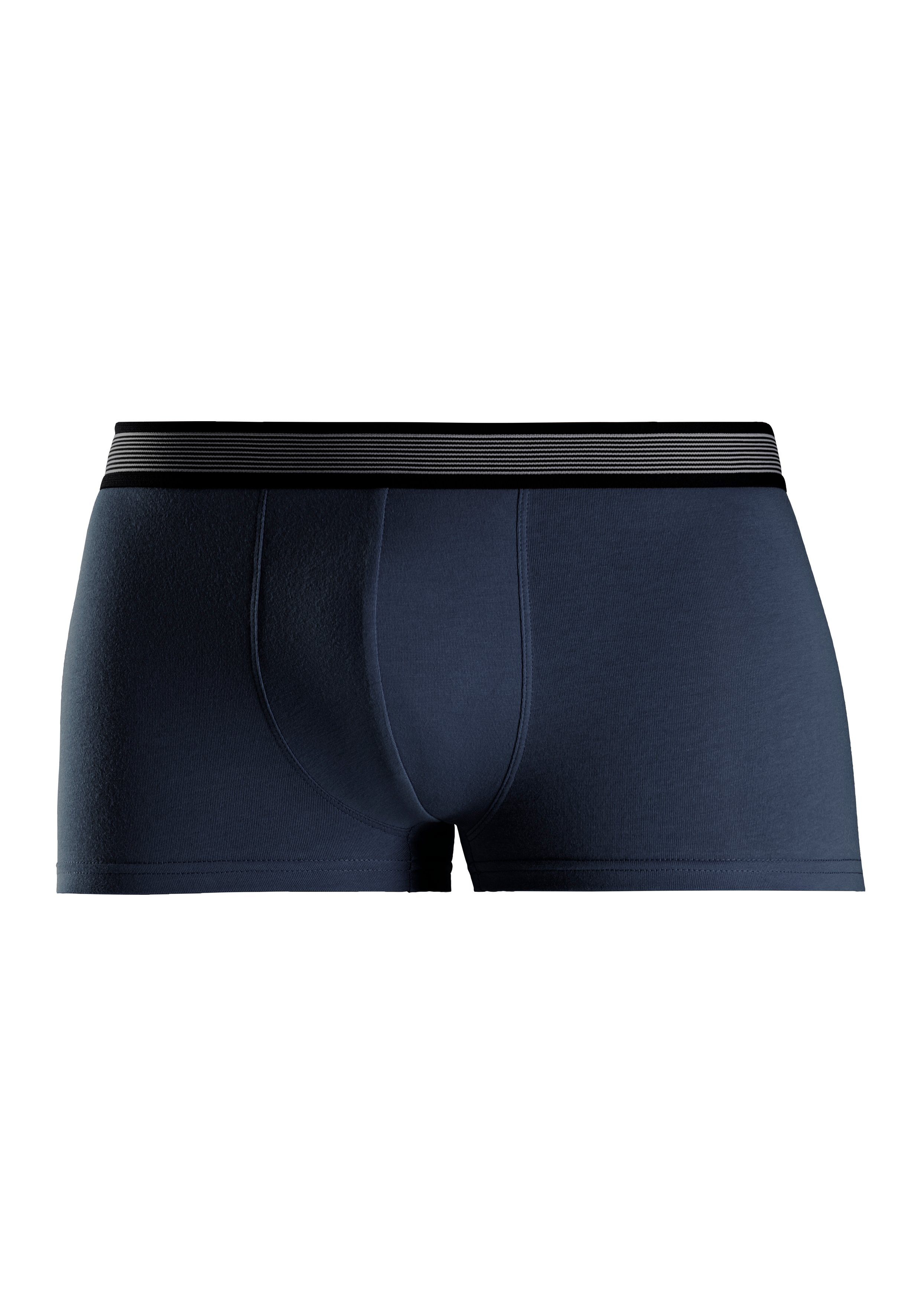 H.I.S Hipster strak zittende boxershorts van katoenmix (set, 4 stuks)