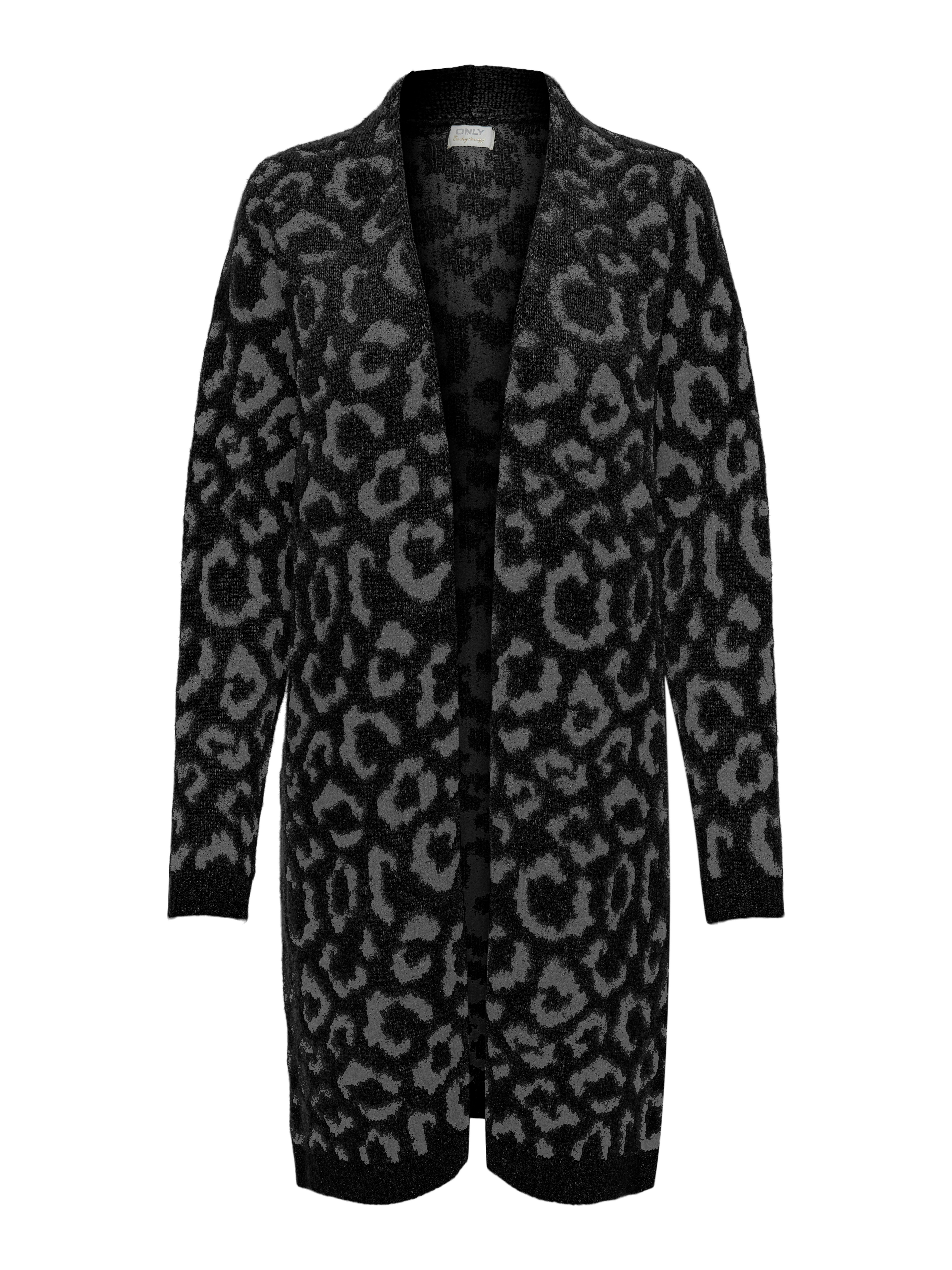 Only Vest ONLJADE ANIMAL AO LS CARDIGAN RP KNT