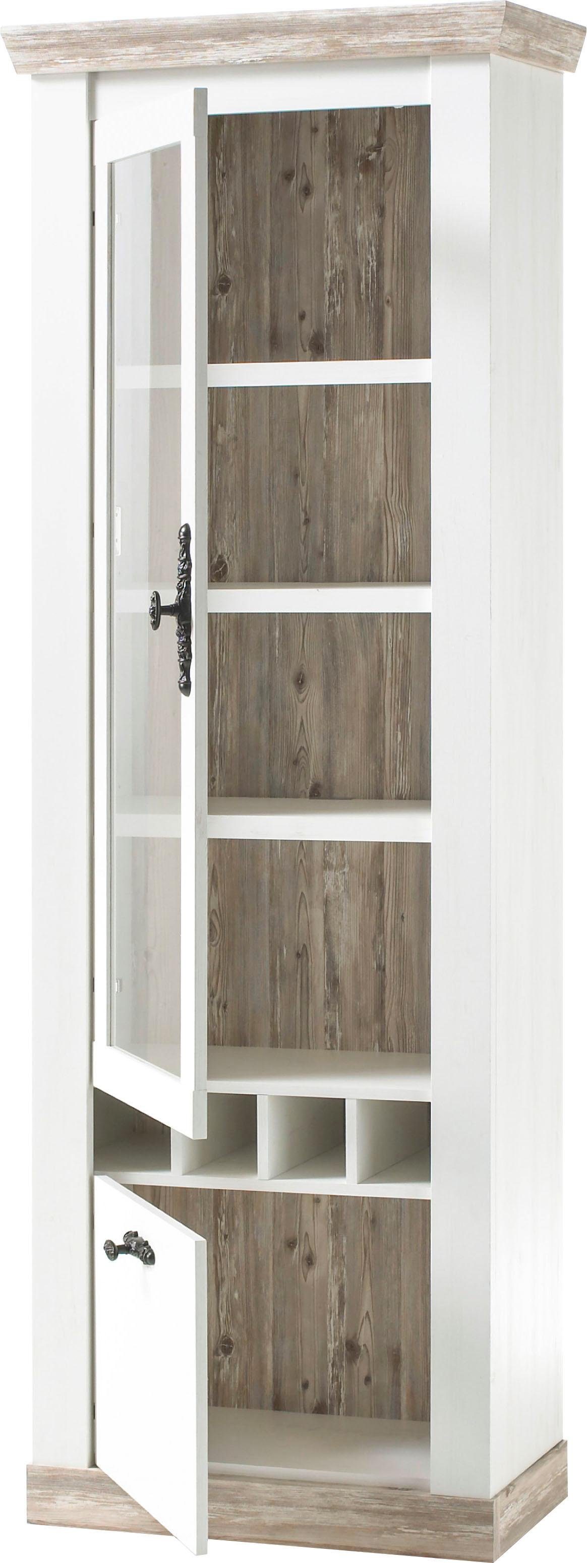 Home affaire Wandmeubel Florence 9 in romantische rustieke look (set, 4 stuks)