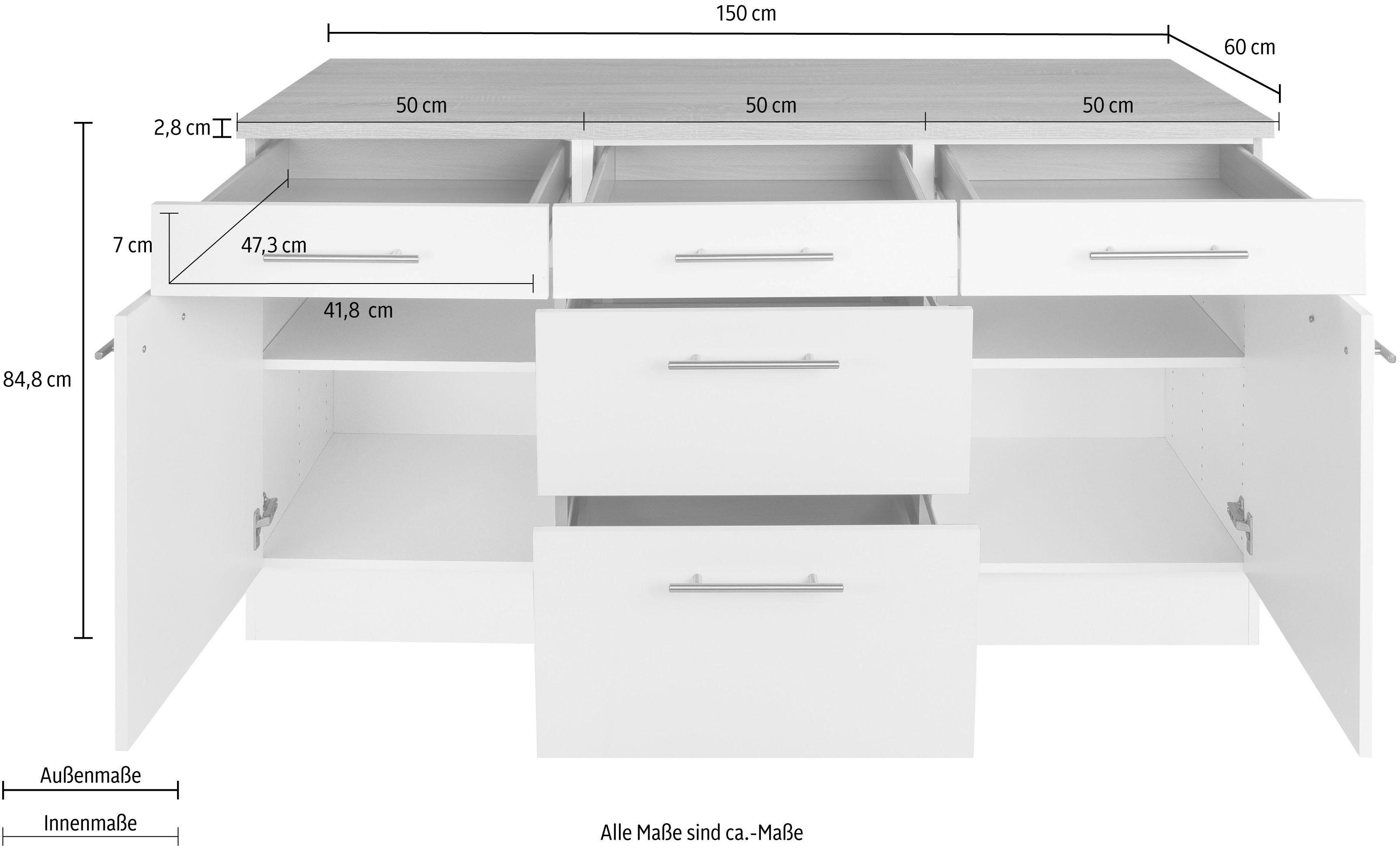 OPTIFIT Onderkast Tula , breedte 150 cm