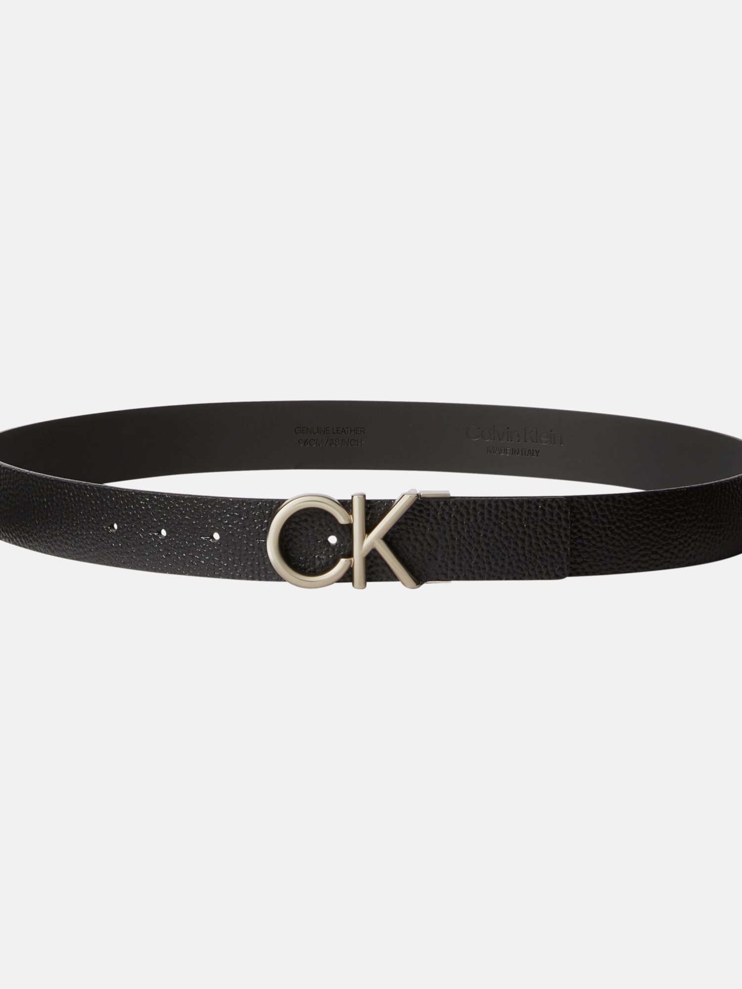 Calvin Klein Leren riem CK HALLMARK LOGO 35MM ADJ
