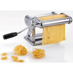 gefu pastamachine pasta perefetta brillante voor 3 verschillende soorten noedels zilver