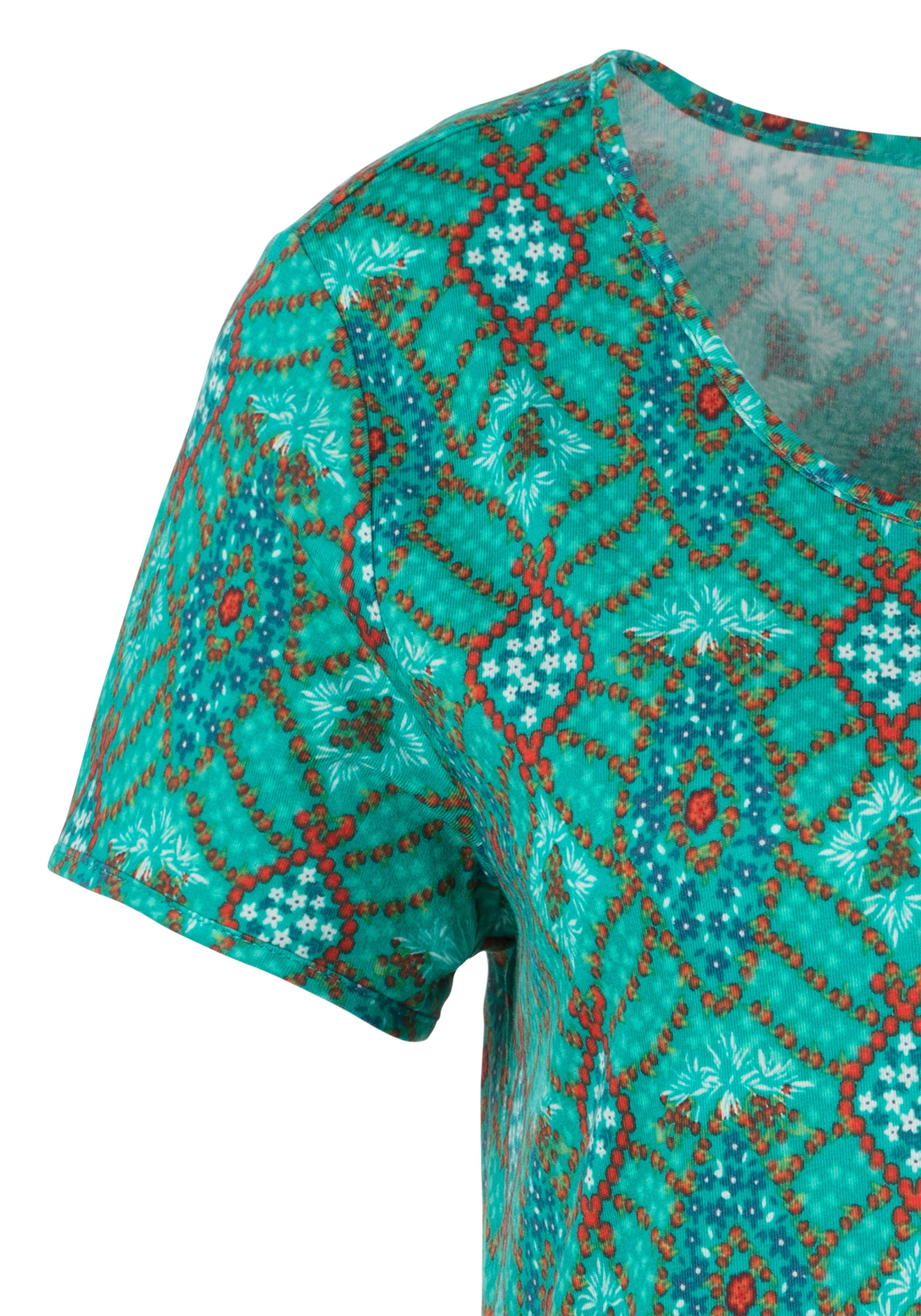 s.Oliver RED LABEL Beachwear Nachthemd ornamentprint