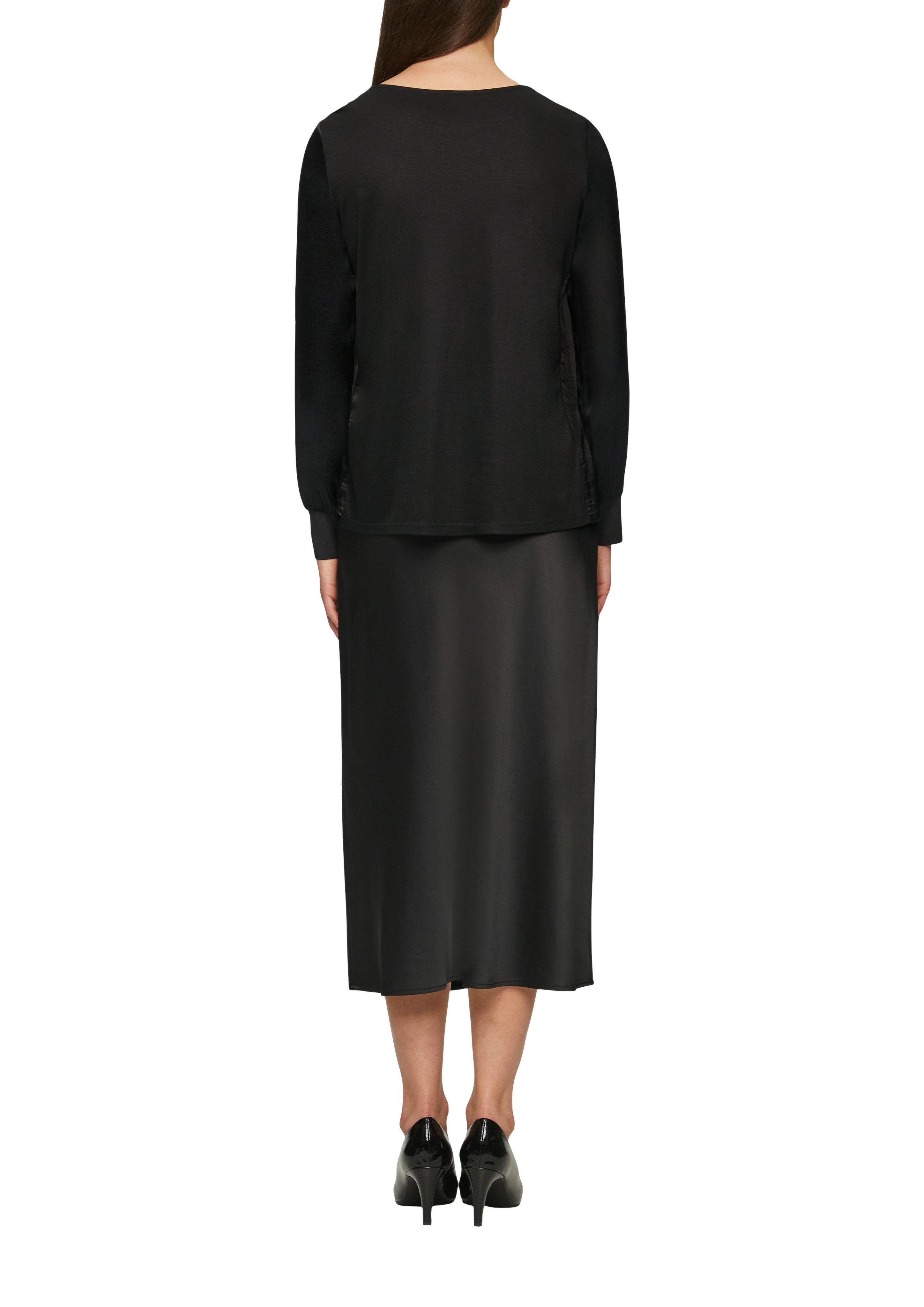 s.Oliver BLACK LABEL Shirt met lange mouwen met boothals