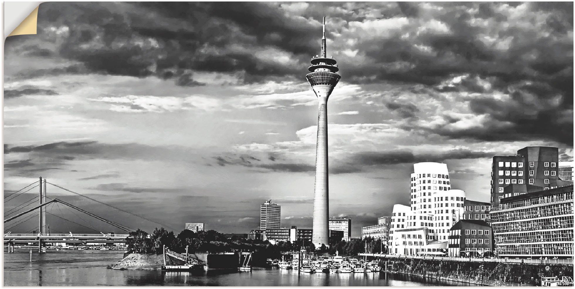 Artland artprint Düsseldorf Collage Skyline 10