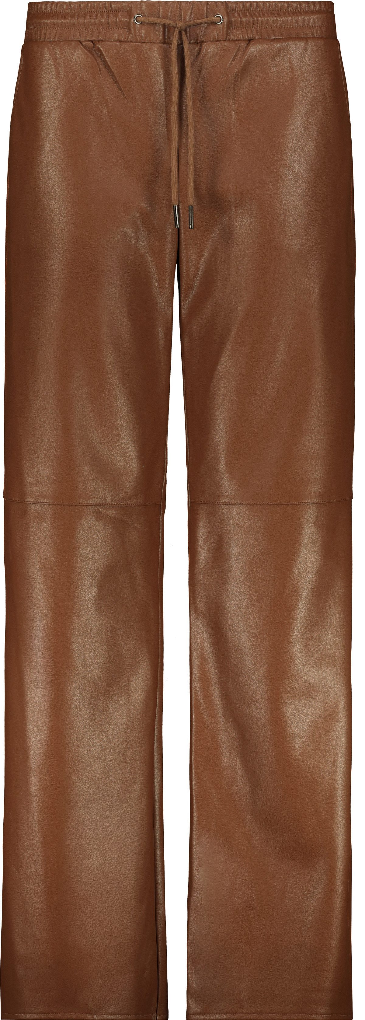 Monari Imitatieleren broek Straight-Leg-Broek