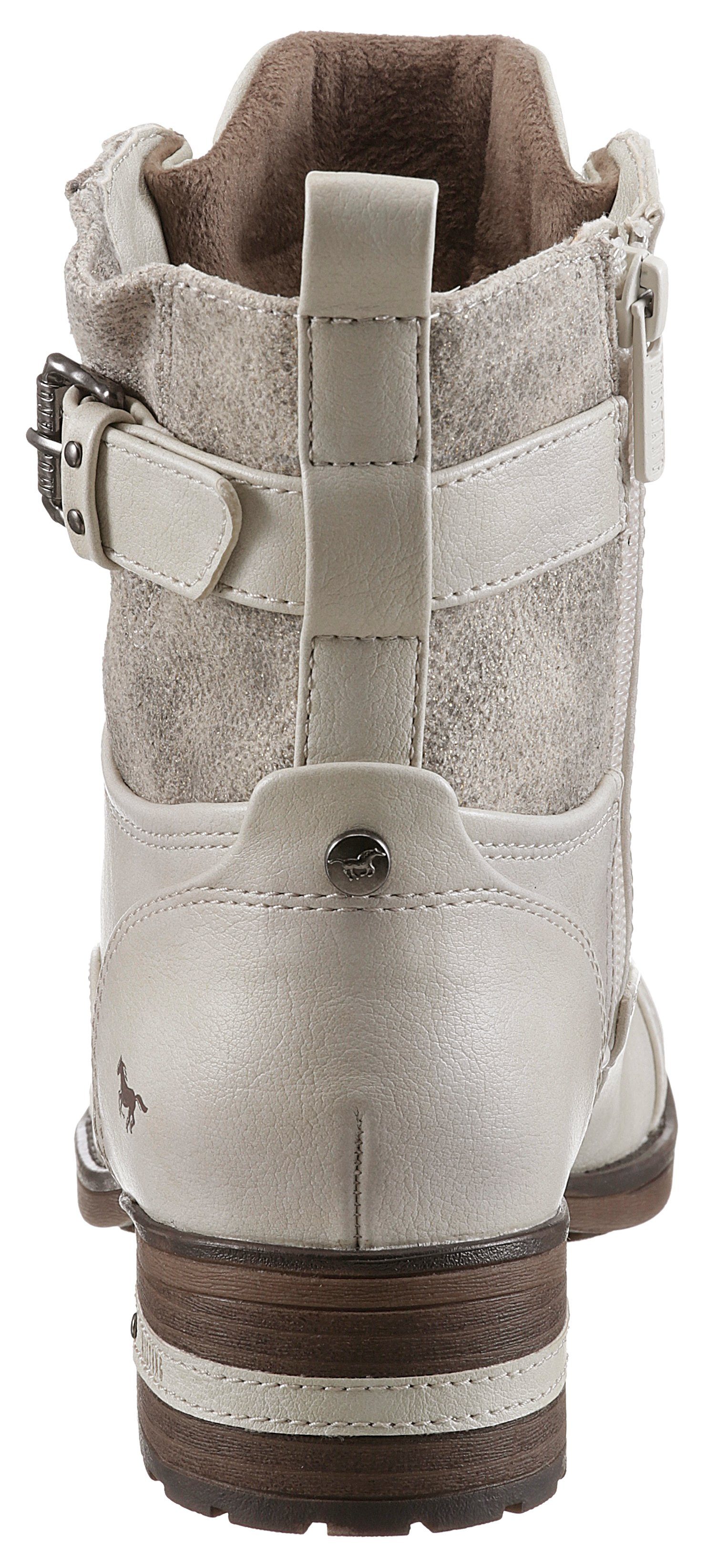 Mustang Shoes Veterlaarsjes met ritssluiting aan de binnenkant