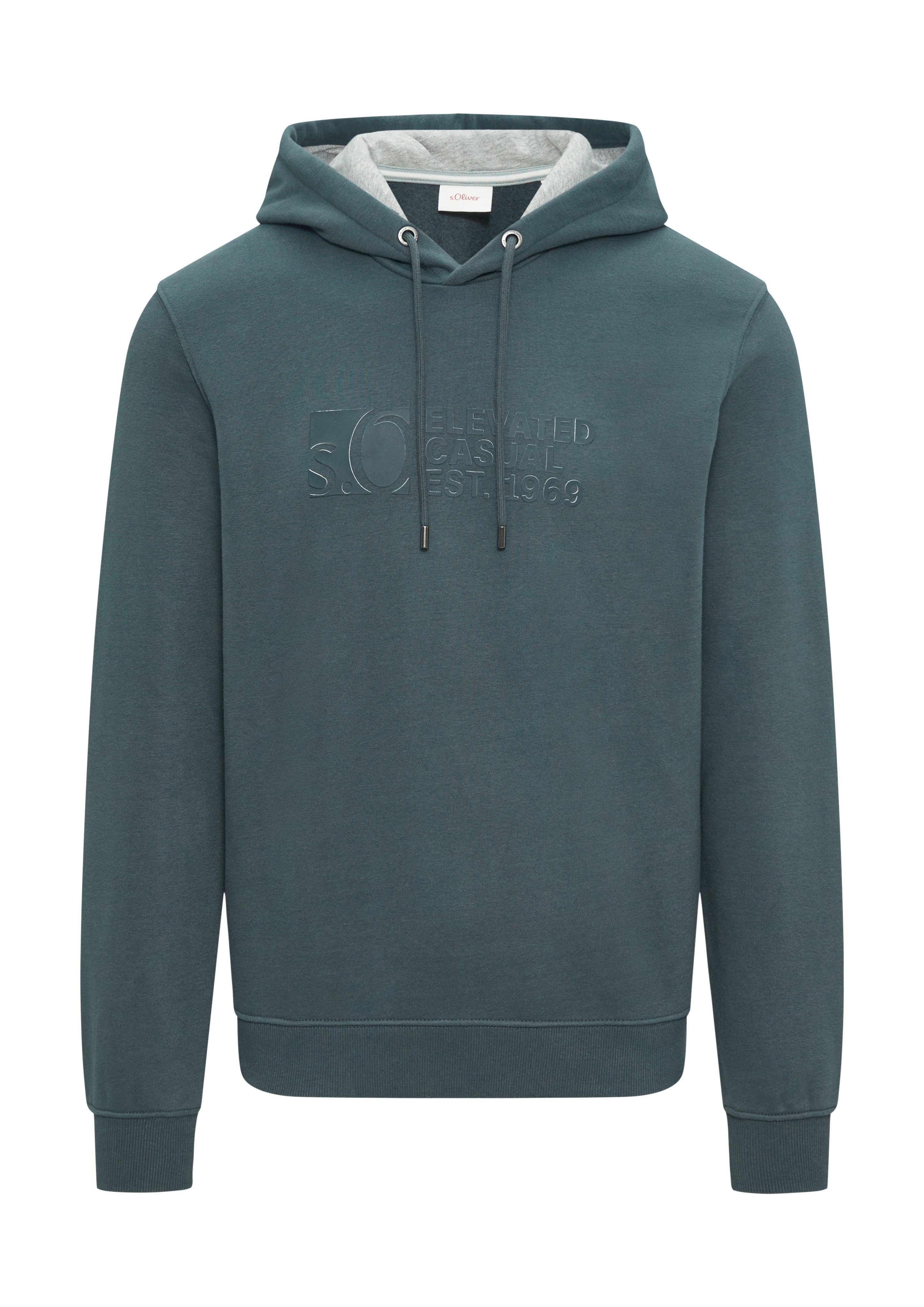 s.Oliver Hoodie met frontprint