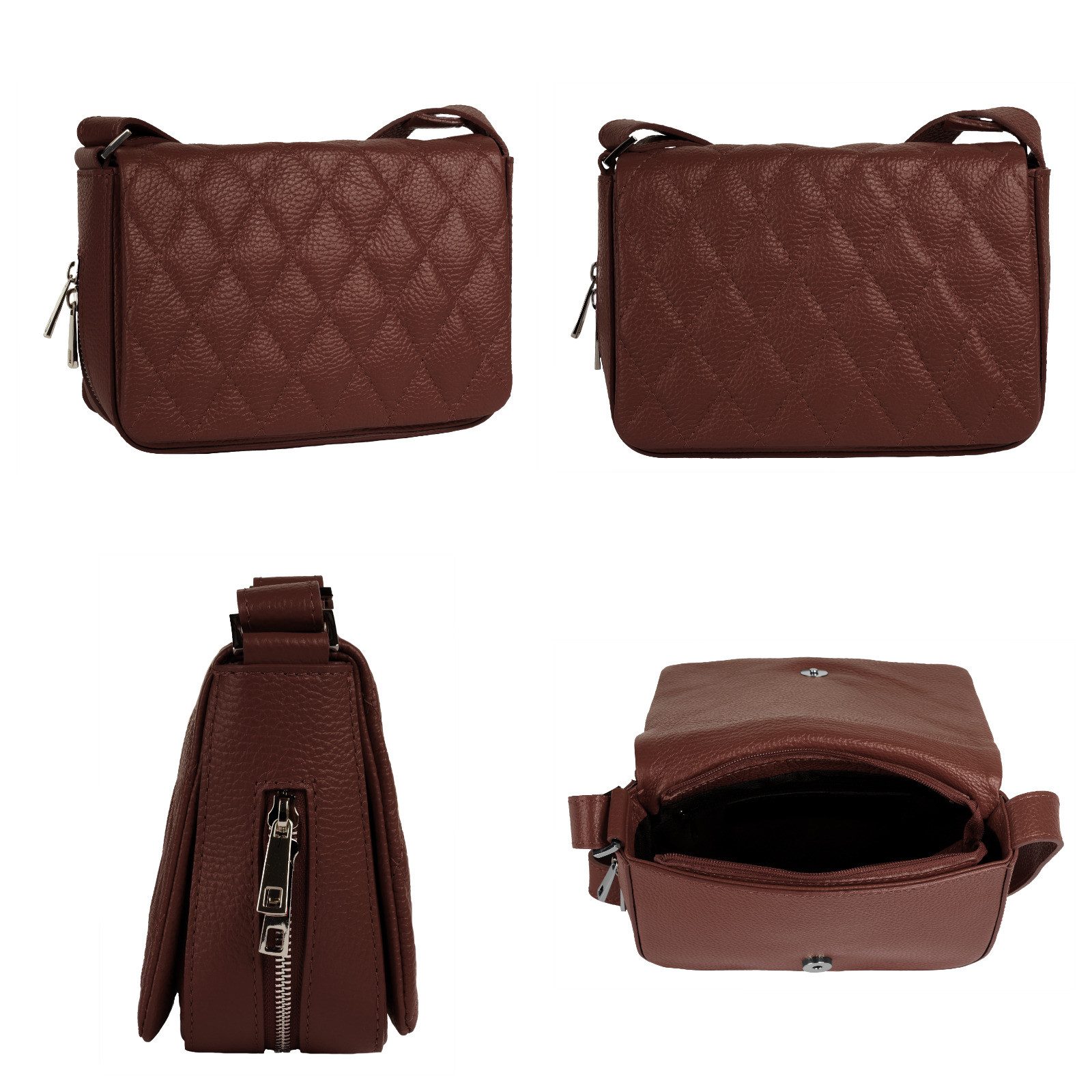 Cluty Tas echt leer, made in italy