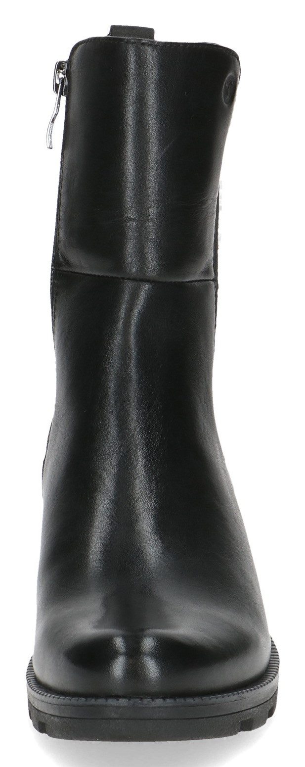 Caprice Chelsea-boots hakken, enkellaars, comfort schoen met brede stretchinzet