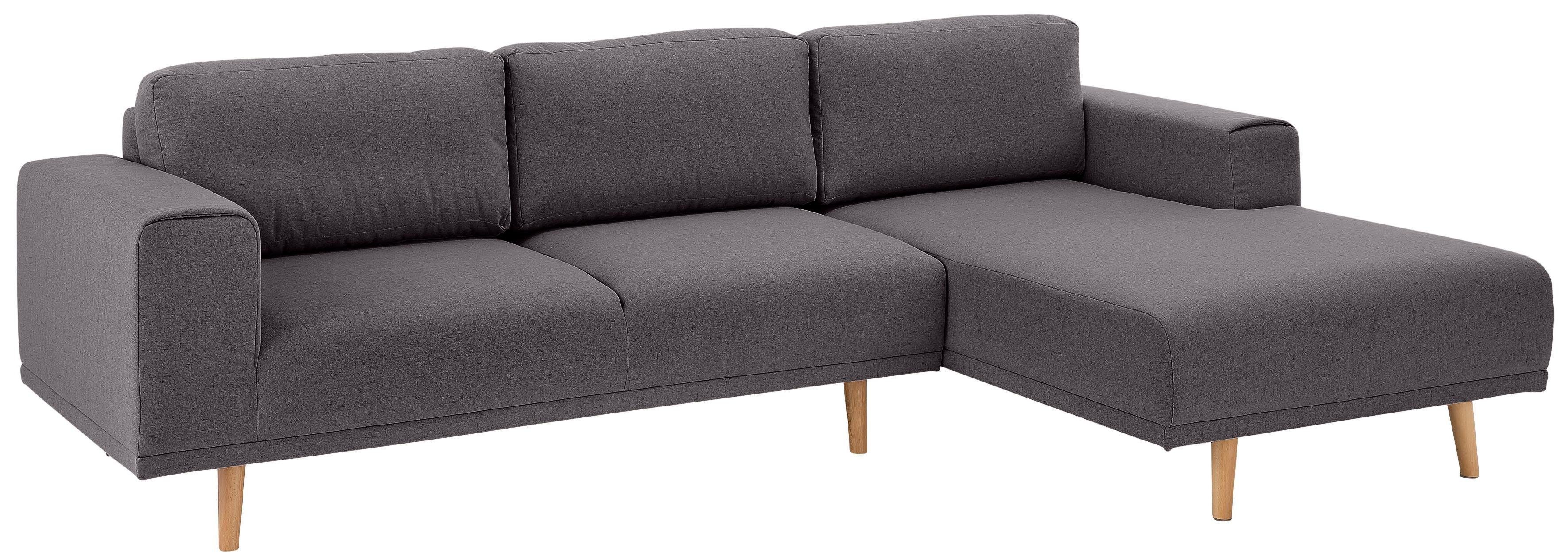 Home affaire Hoekbank Lasse L-vorm in scandinavische stijl met houten poten