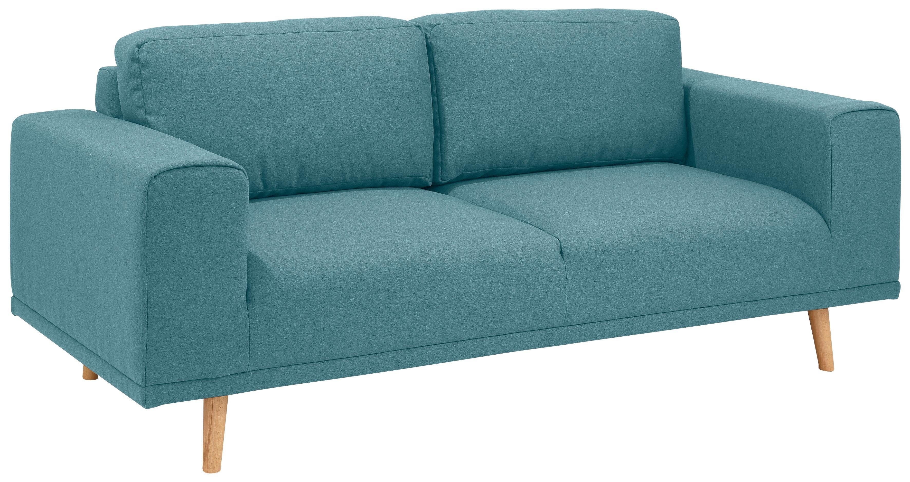 Home affaire 2-zitsbank Lasse in scandinavische stijl met houten poten