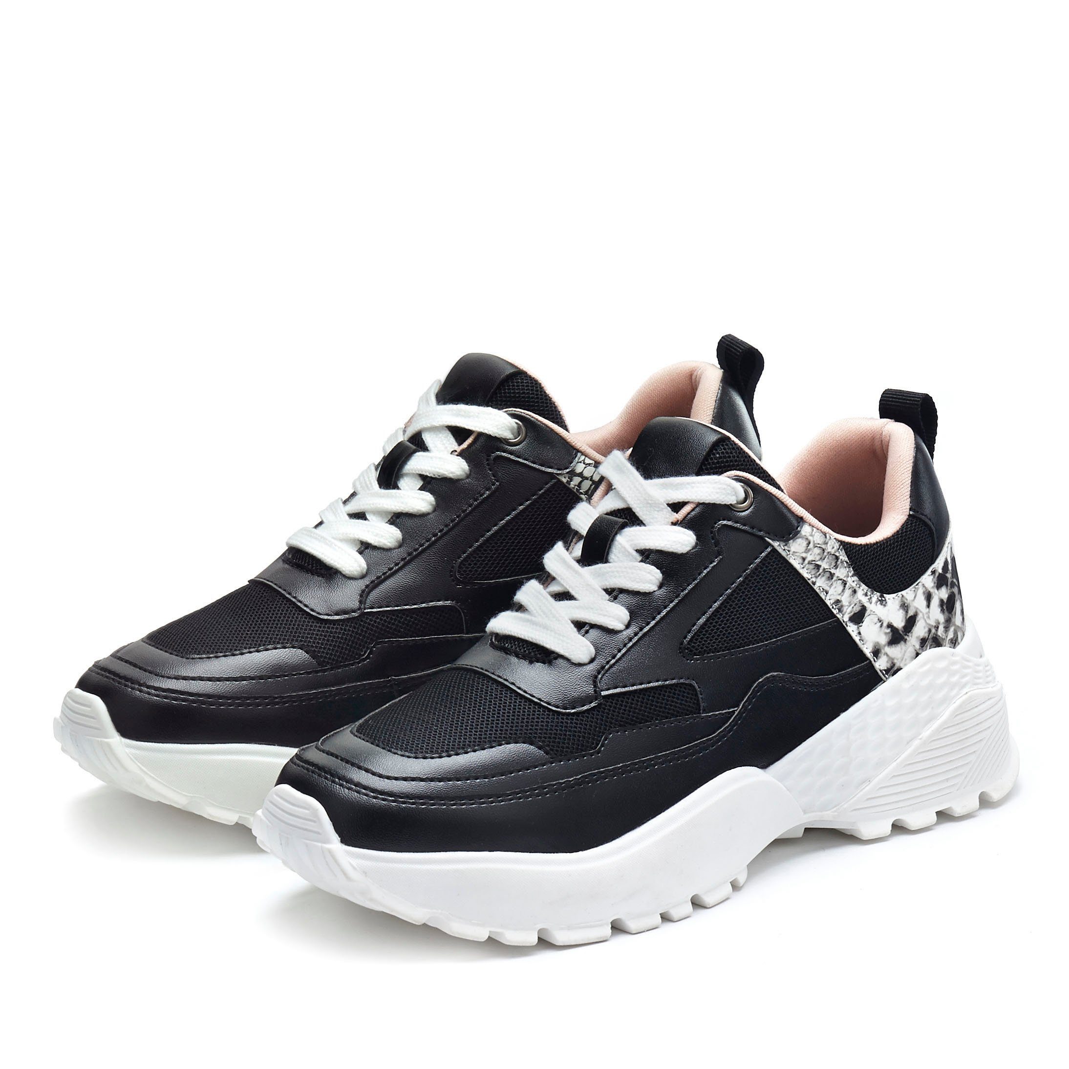 Lascana Sneakers met plateauzool en trendy animal-print online verkrijgbaar  | OTTO