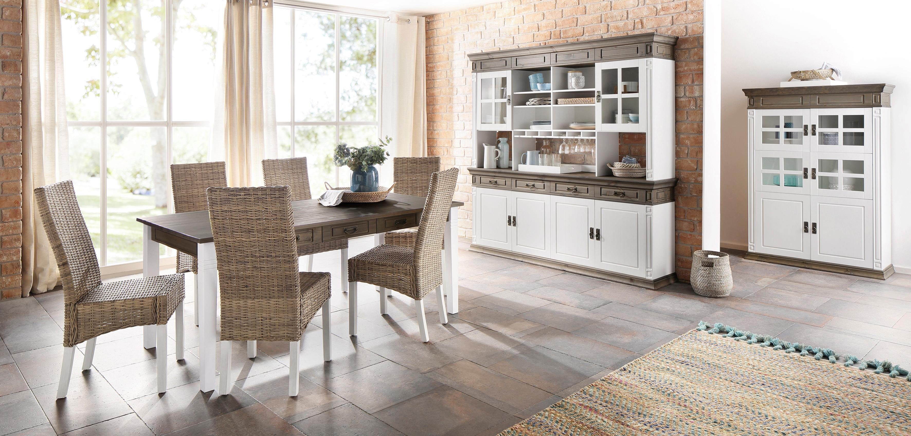 Home affaire Dressoir Vinales Commode in klassieke landelijke stijl, breedte 202 cm