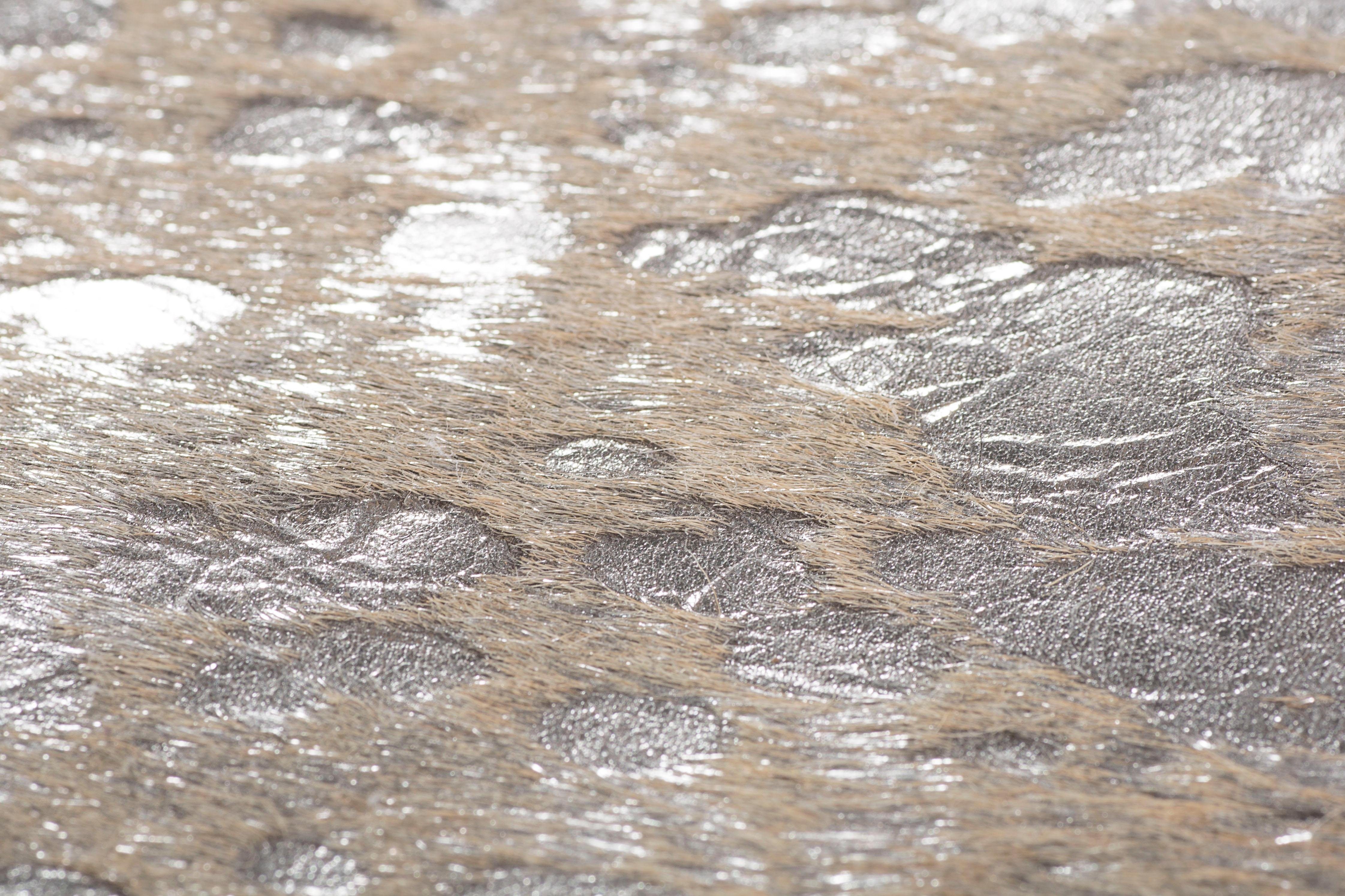LUXOR living Vachtvloerkleed Runderhuid Deluxe echt rundleer, met metallic glanzende accenten, natuurproduct