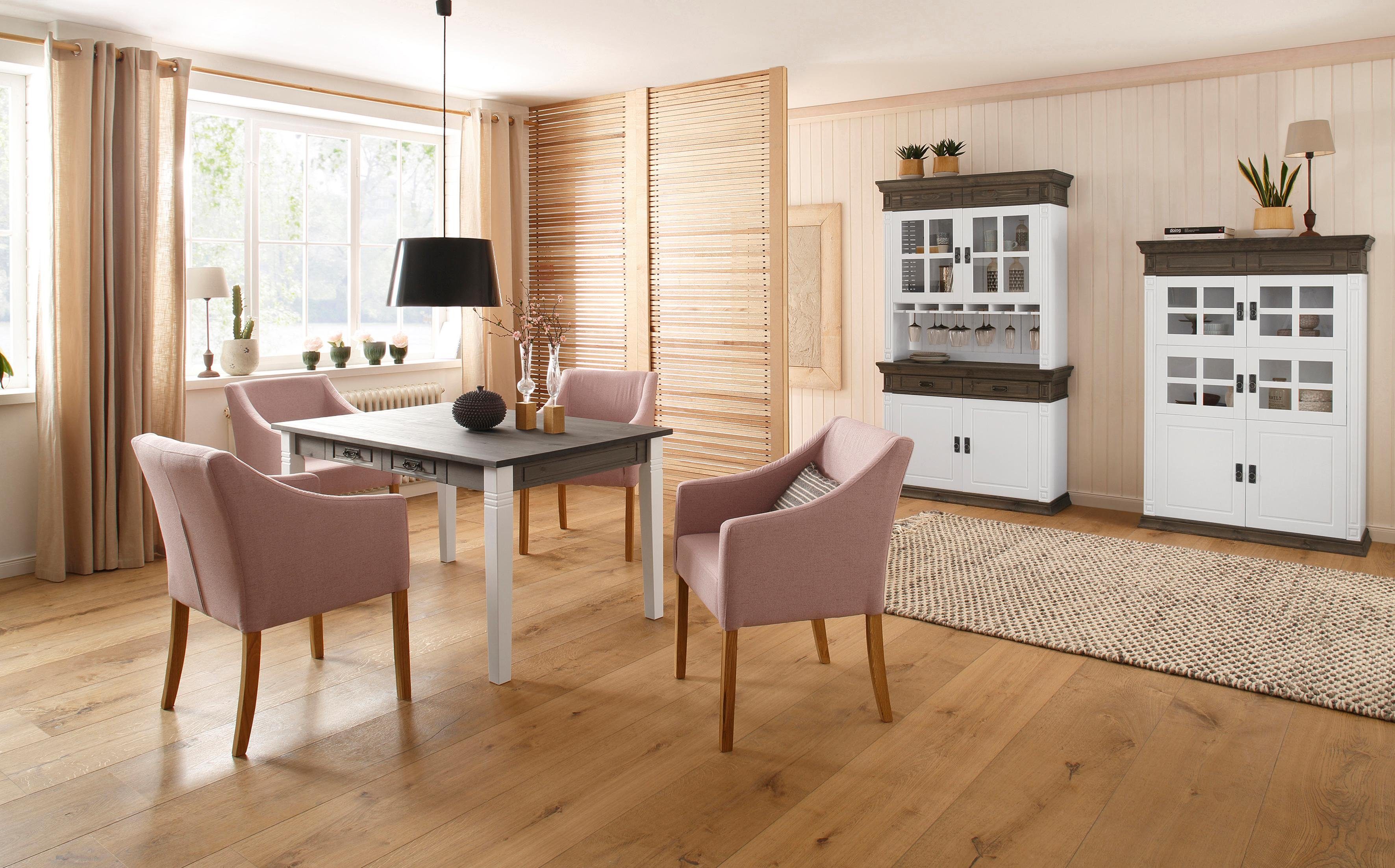 Home affaire Kast Vinales Breedte 112 cm van massief grenen