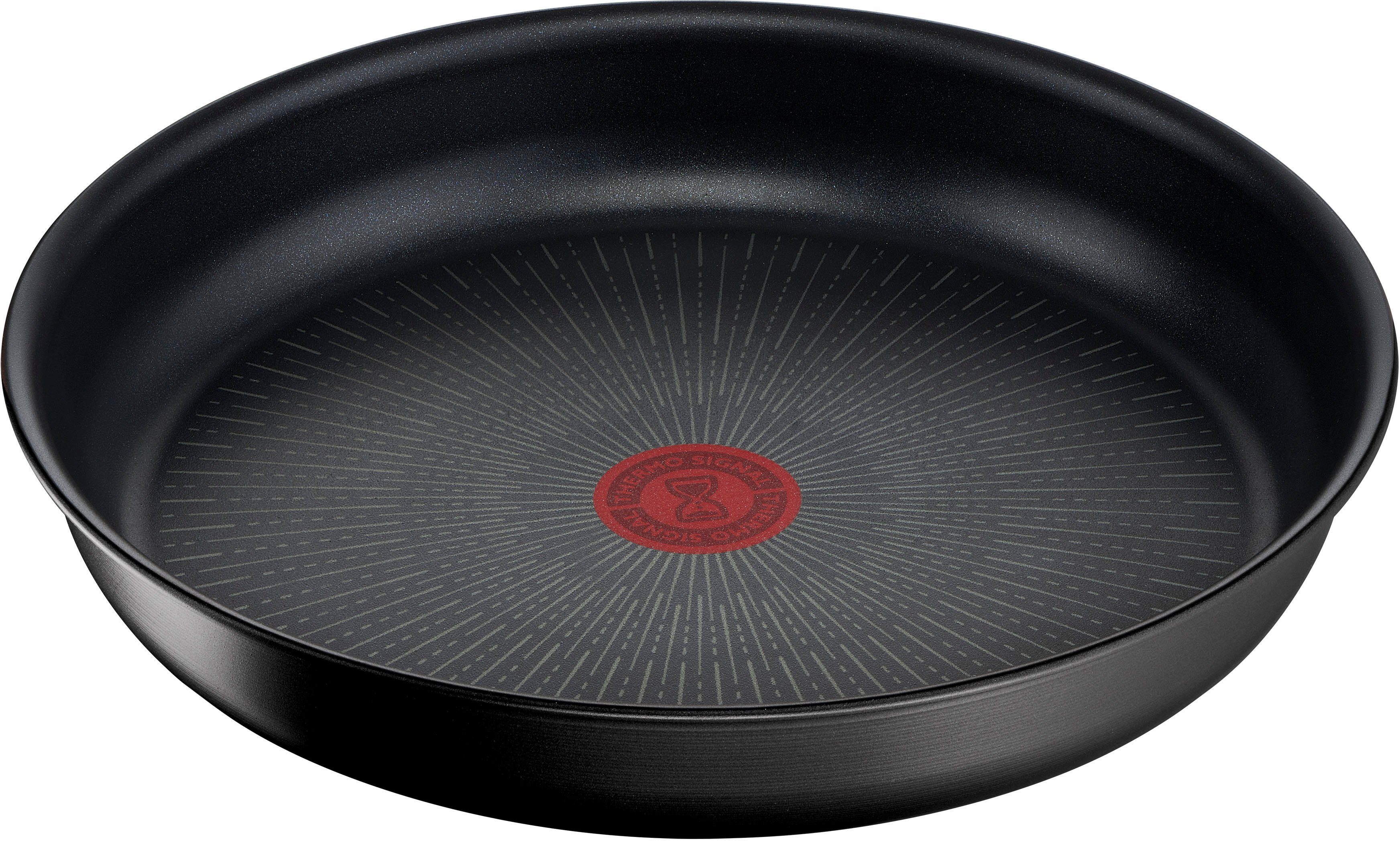 Tefal Pannenset Ingenio Unlimited opvouwbaar, anti-aanbakcoating, inductie, gemaakt in frankrijk, compact (set, 3-delig)