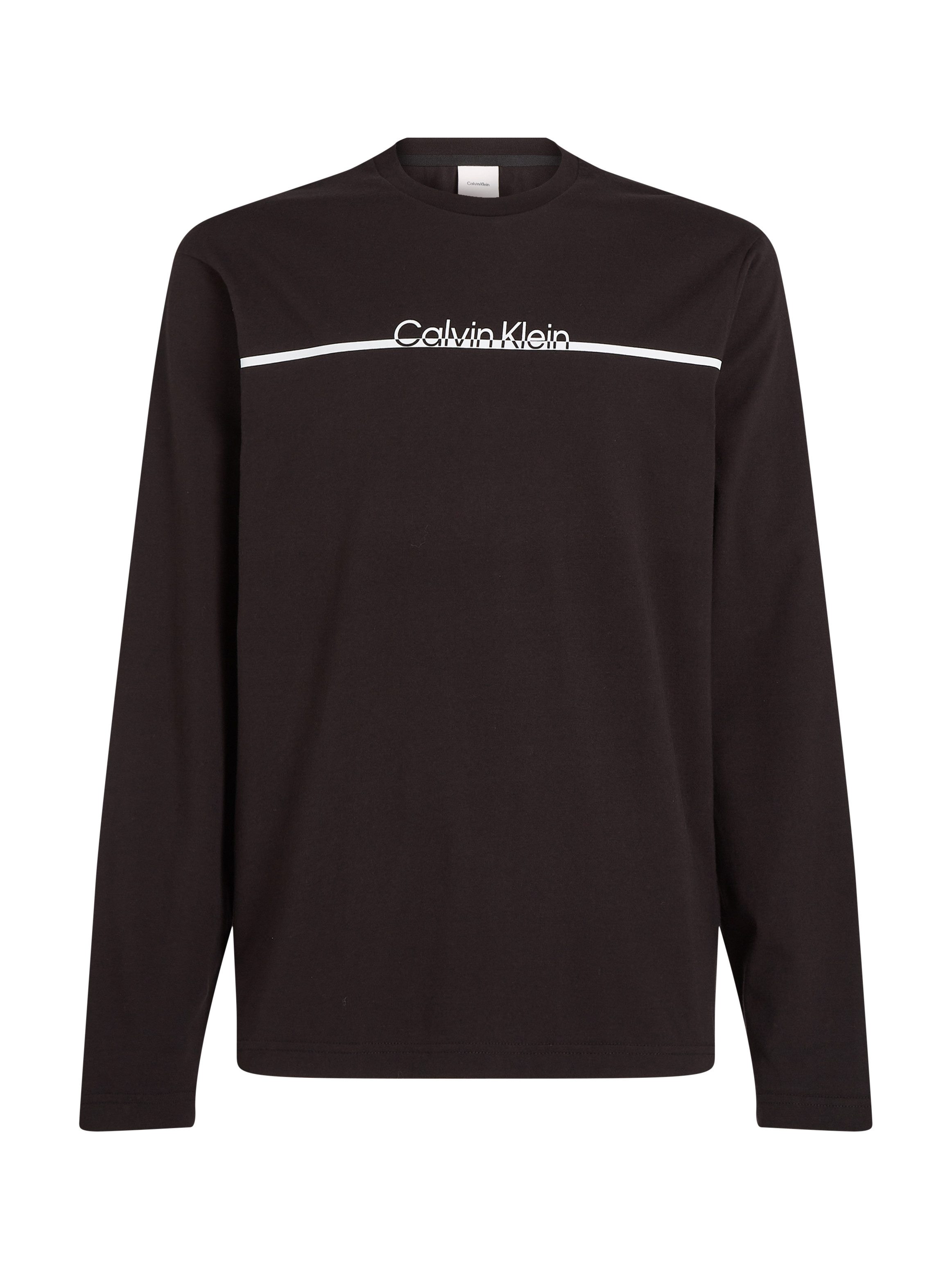 Calvin Klein Shirt met ronde hals SPLIT LINE LOGO LS T-SHIRT