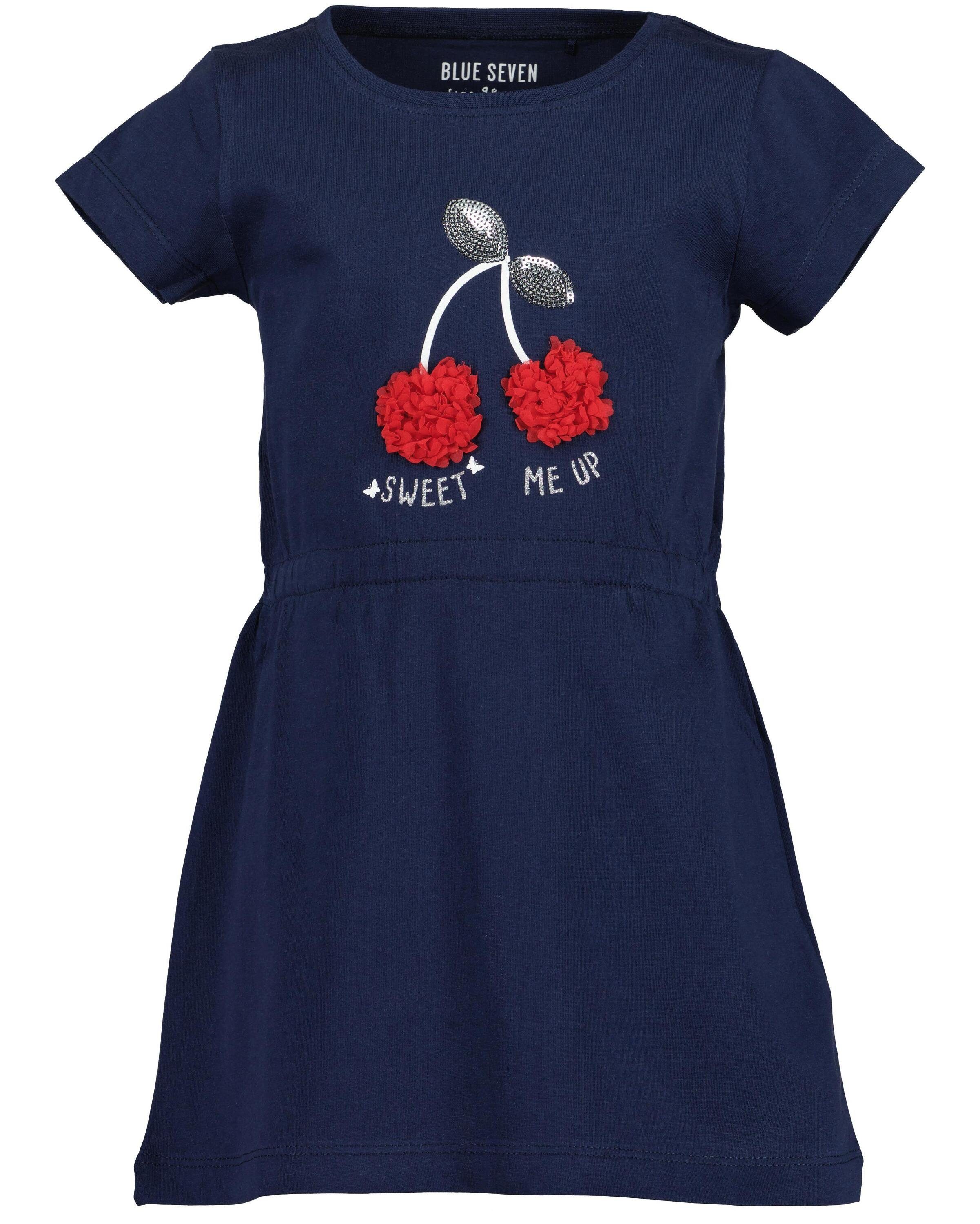 Blue Seven Jerseyjurk Blue Seven meisjes blousejurk CHERRIES (1-delig)