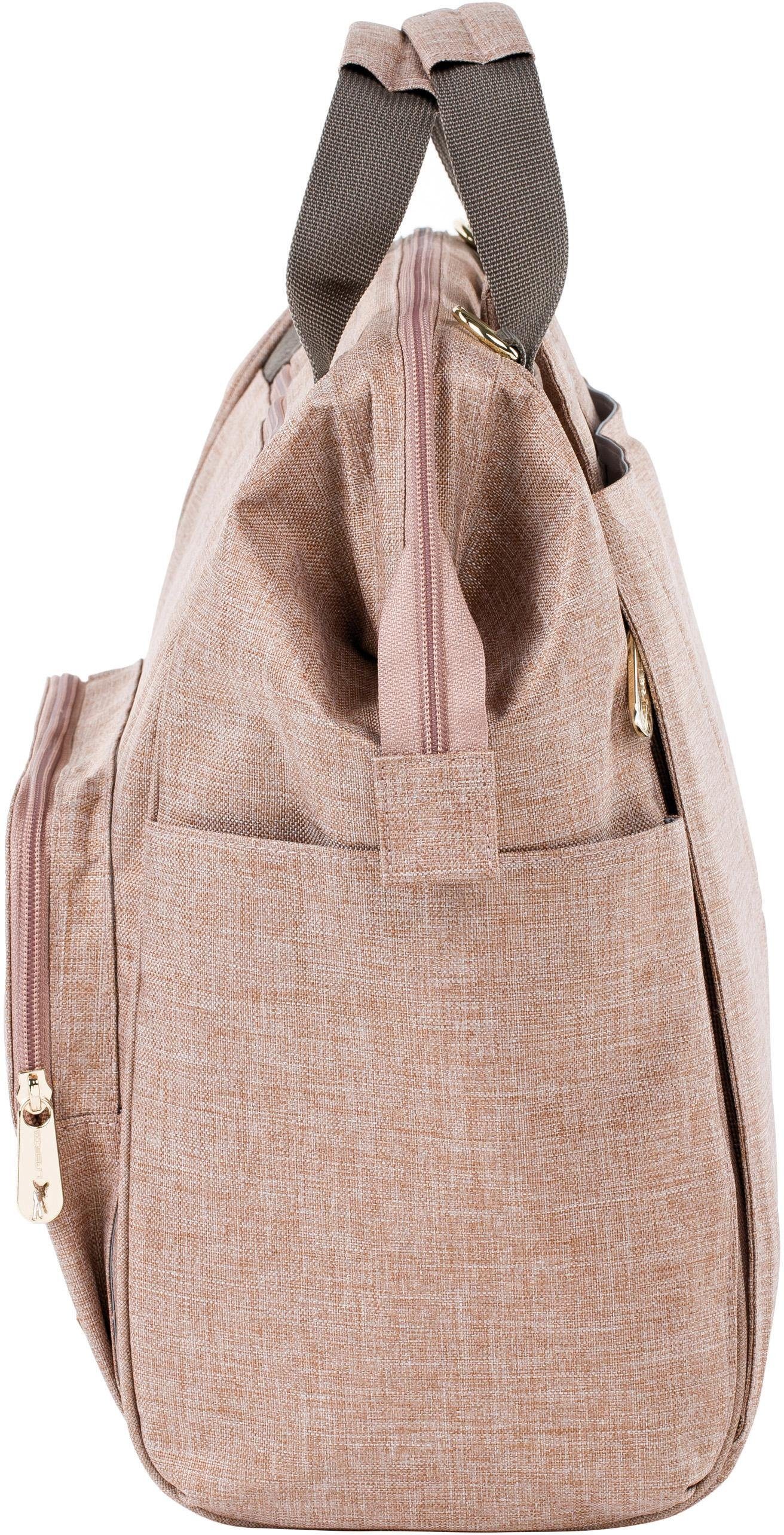 Lässig Luierrugzak Glam, Goldie, Backpack Rose Door PETA goedgekeurd veganistisch