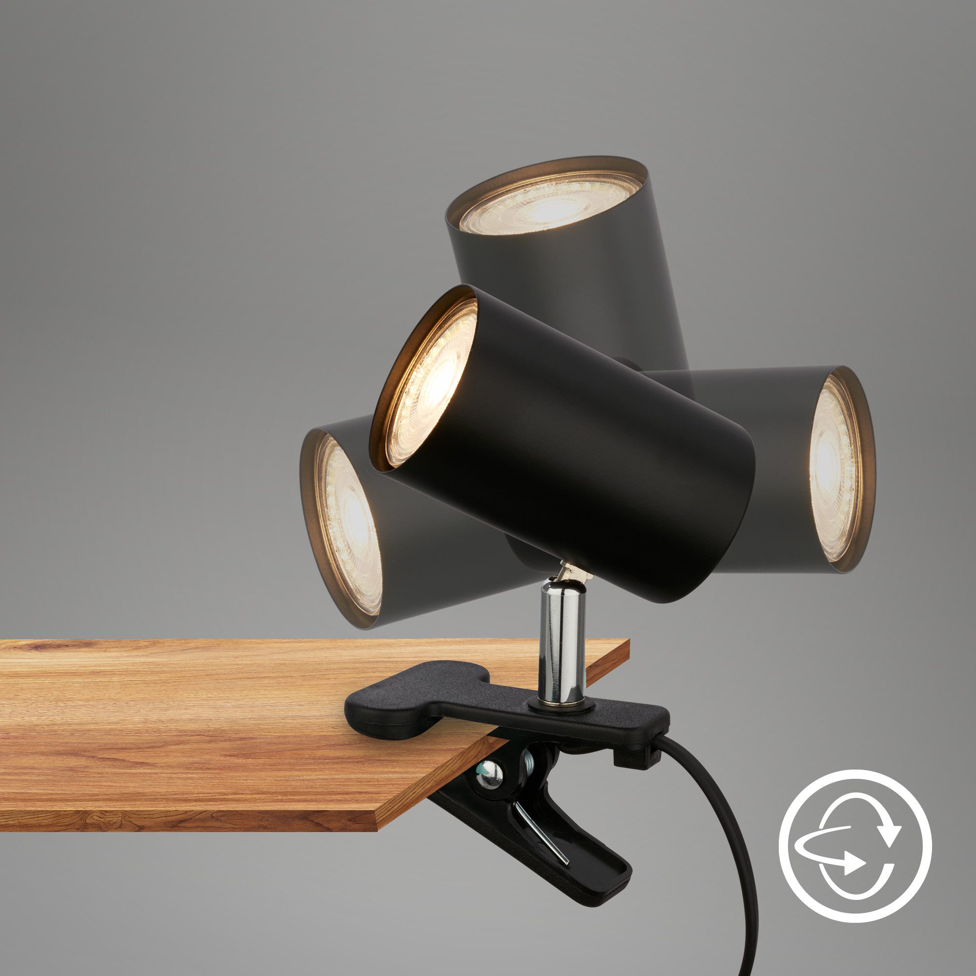 Briloner Leuchten Bureaulamp KLEM Tafellamp