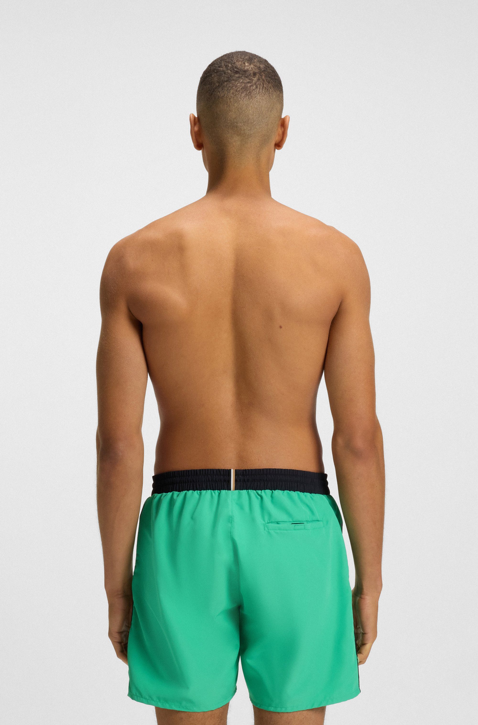 BOSS Zwemshort Starfish met contraststrepen