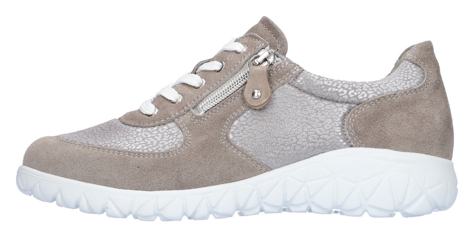 Waldläufer Veterschoenen Havy , sneaker, lage schoen, vrijetijdsschoen in comfortbreedte h (= zeer breed)