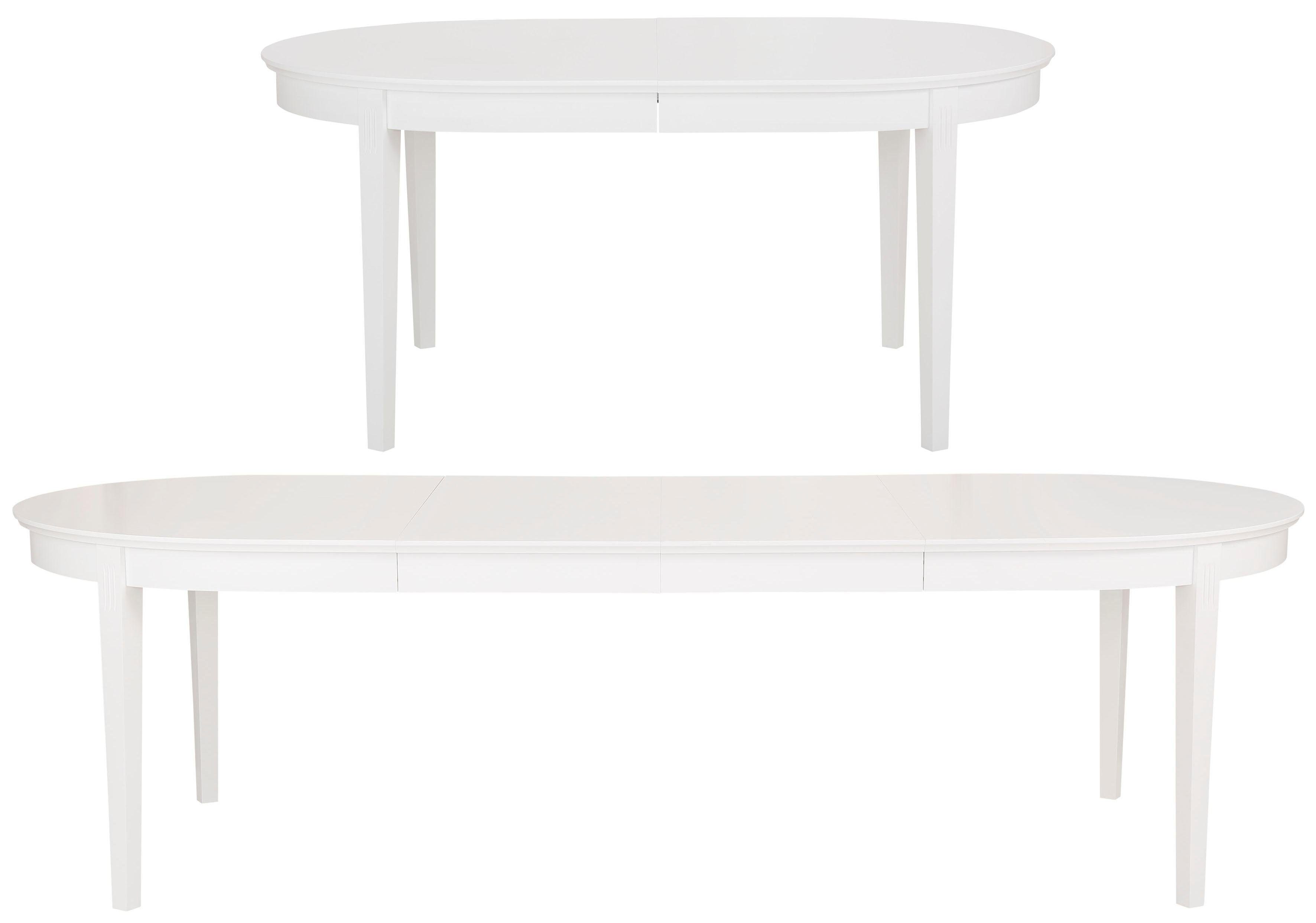 Home affaire Eettafel Piano Breedte 165 cm, uittrekbaar tot 265 cm