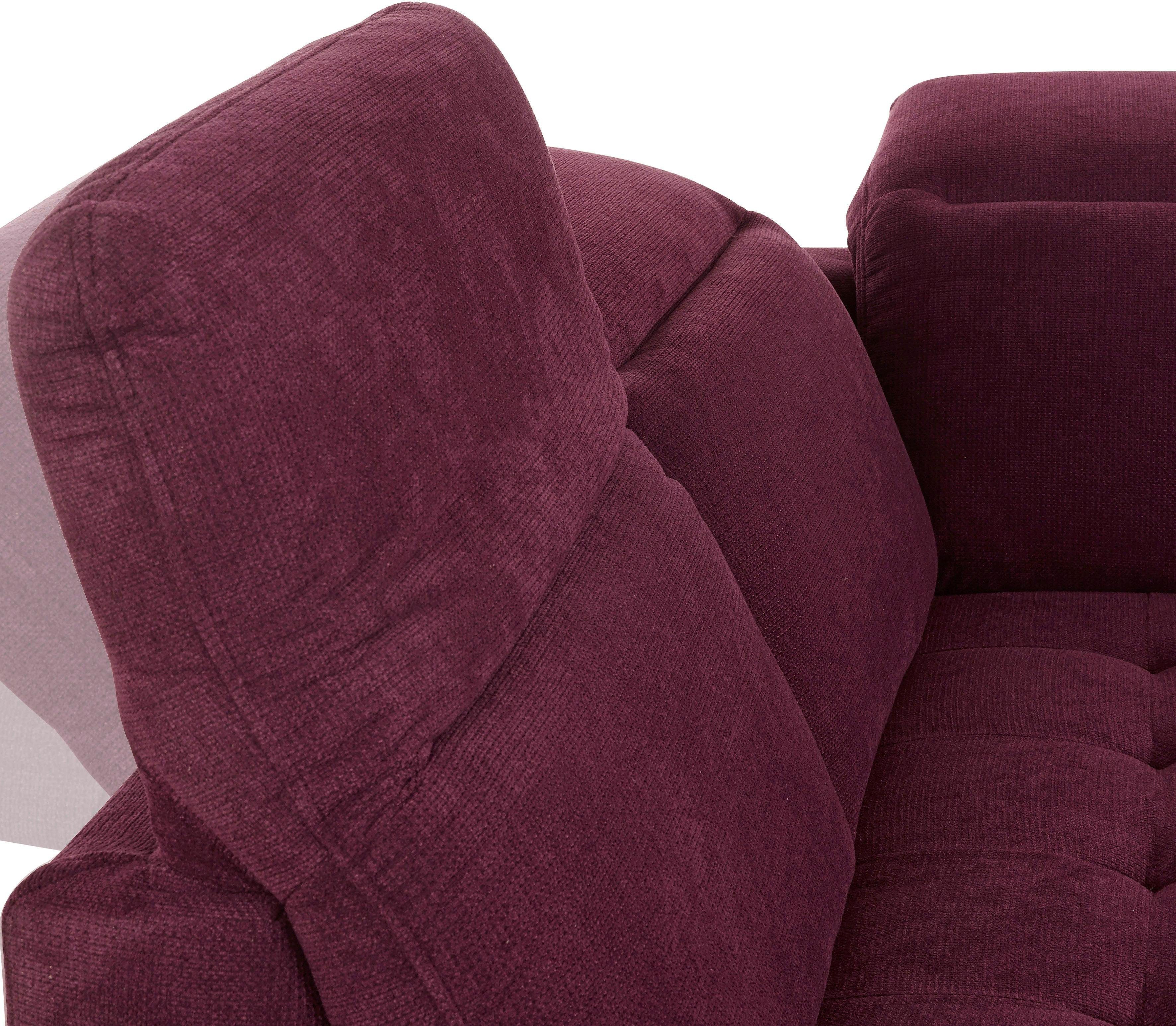 sit&more Zithoek Stardust U-vorm met verstelbare hoofdsteun, armleuningen en tafelelement