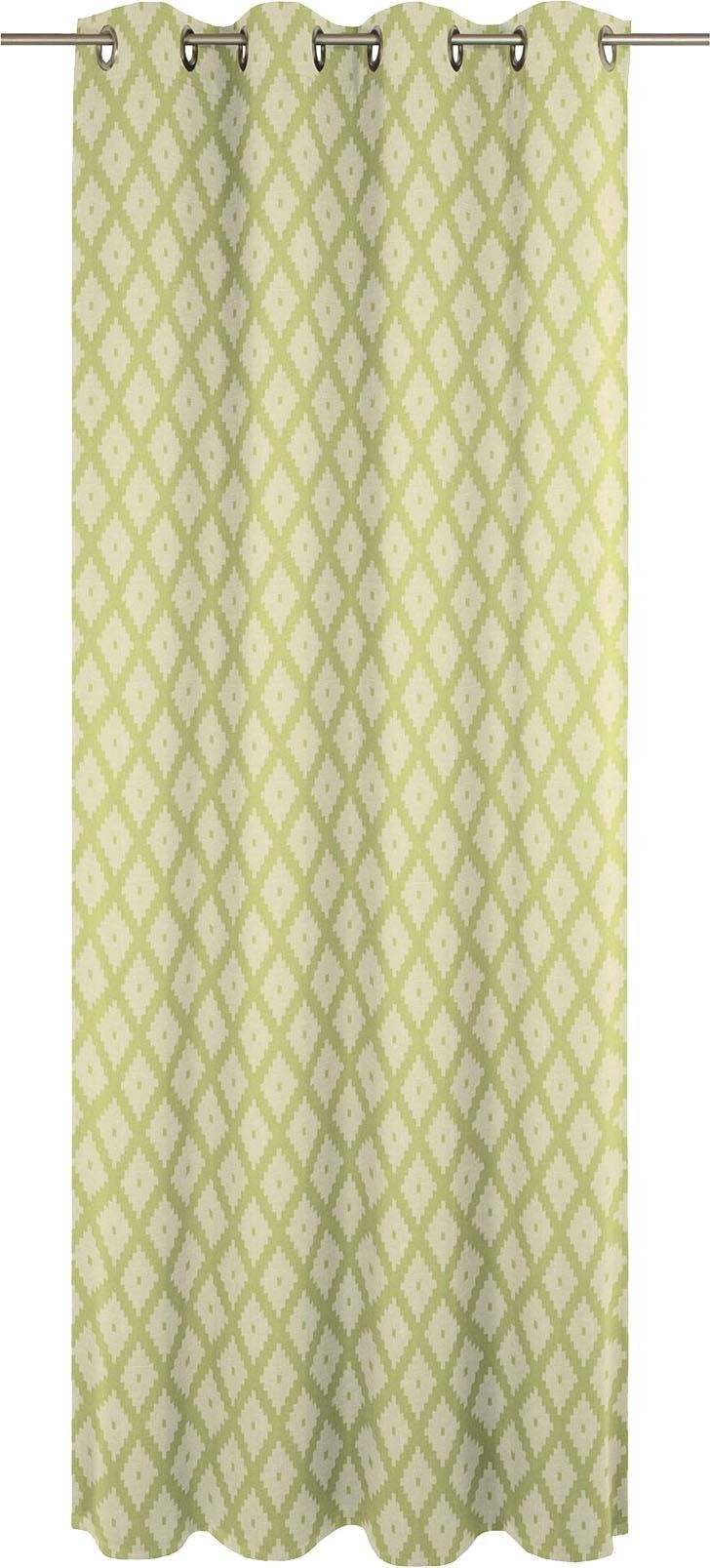 Adam Gordijn Maroccan Shiraz Light (1 stuk) kant & klaar gordijnen maat hxb: 175x145 cm groen