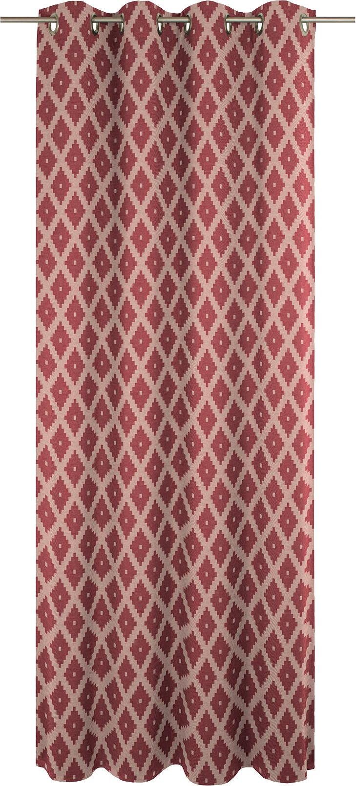 Adam Gordijn Maroccan Shiraz (1 stuk) kant & klaar gordijnen maat 4 rood