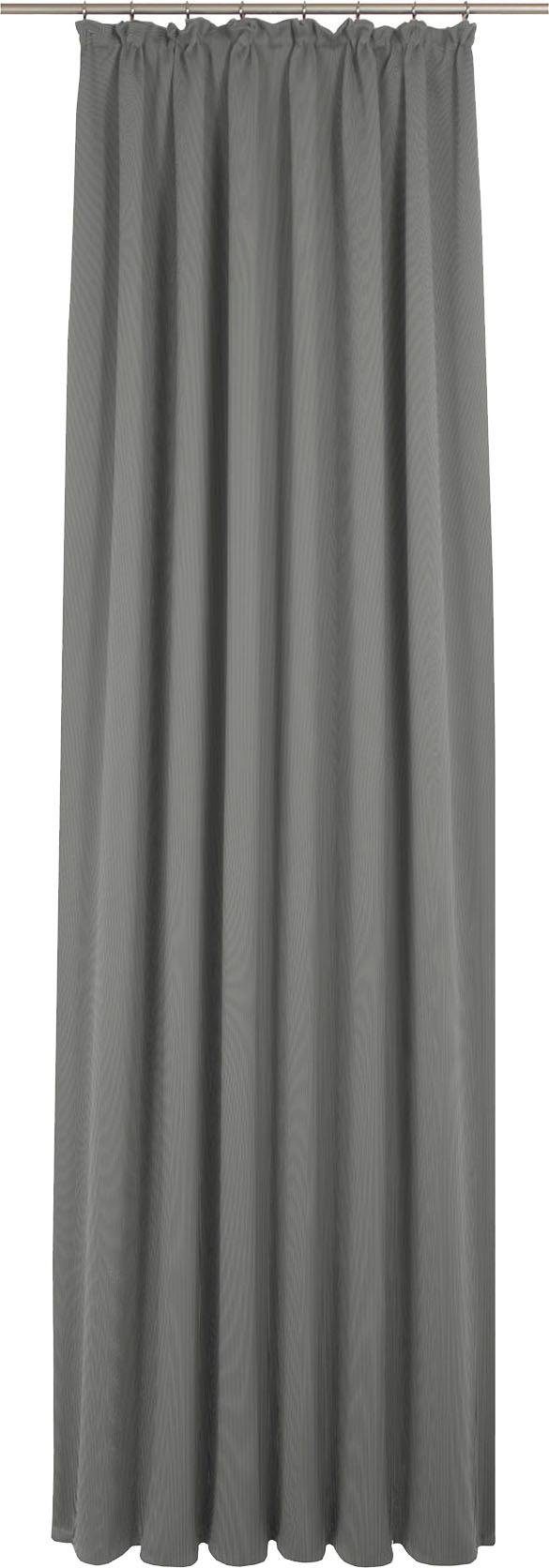 Adam Gordijn Uni Light Collection (1 stuk) kant & klaar gordijnen maat hxb: 245x145 cm grijs