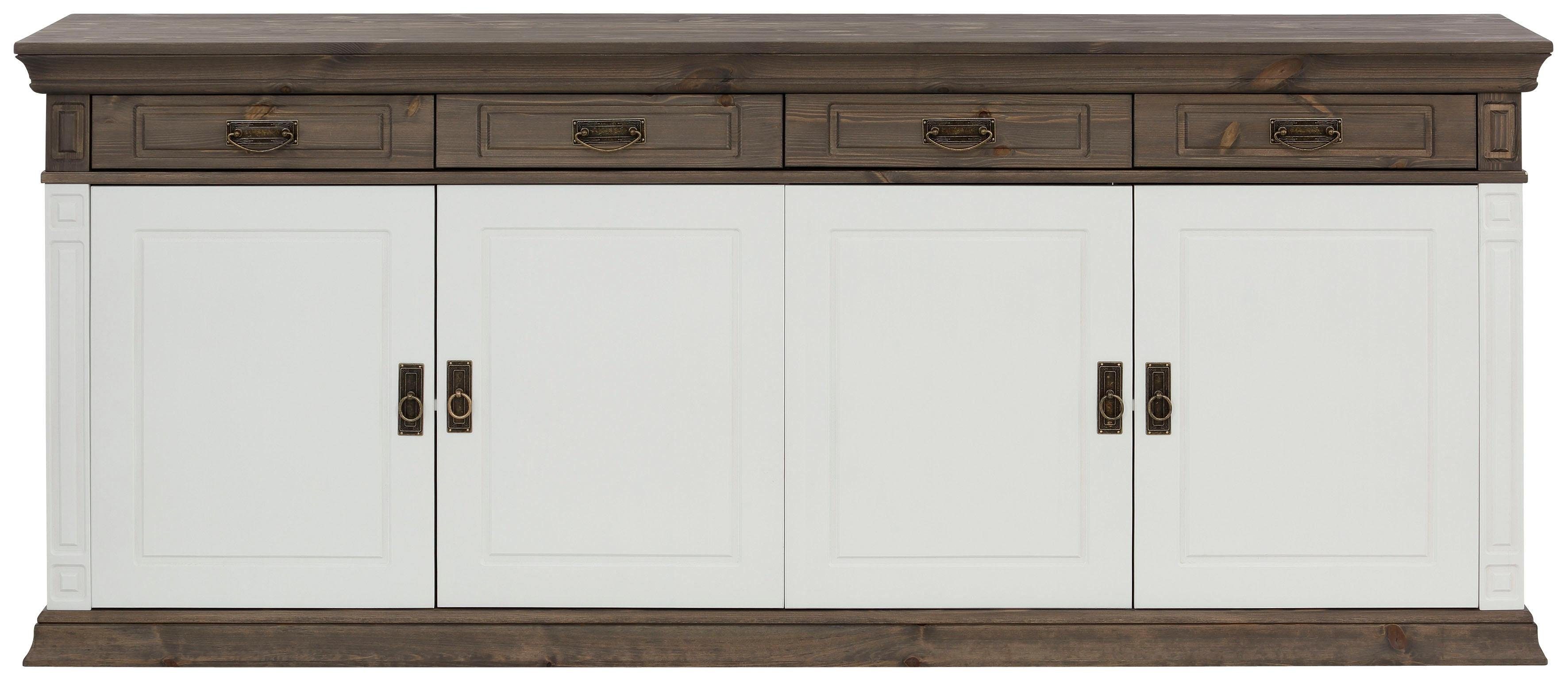 Home affaire Dressoir Vinales Commode in klassieke landelijke stijl, breedte 202 cm