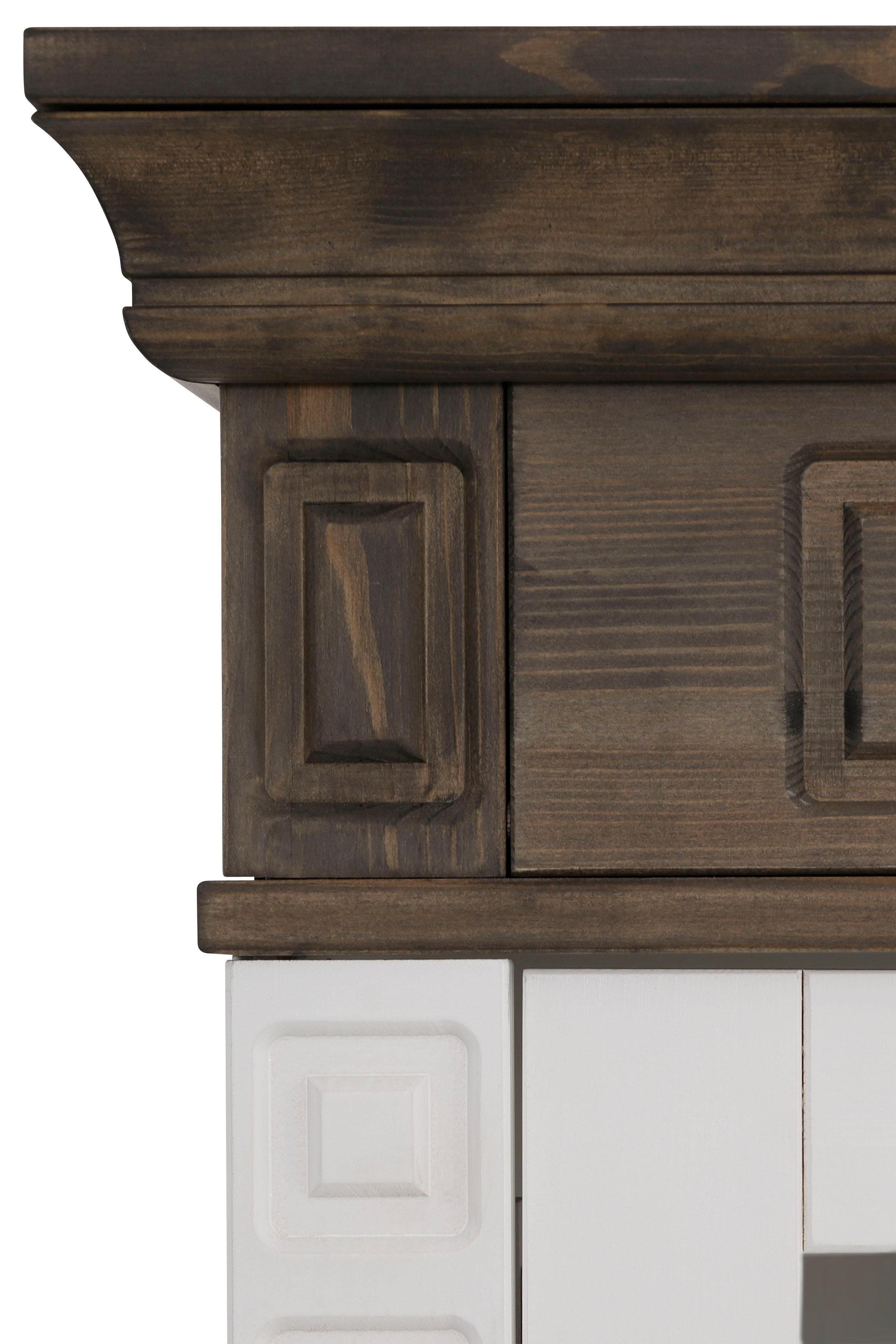 Home affaire Dressoir Vinales Commode in klassieke landelijke stijl, breedte 202 cm