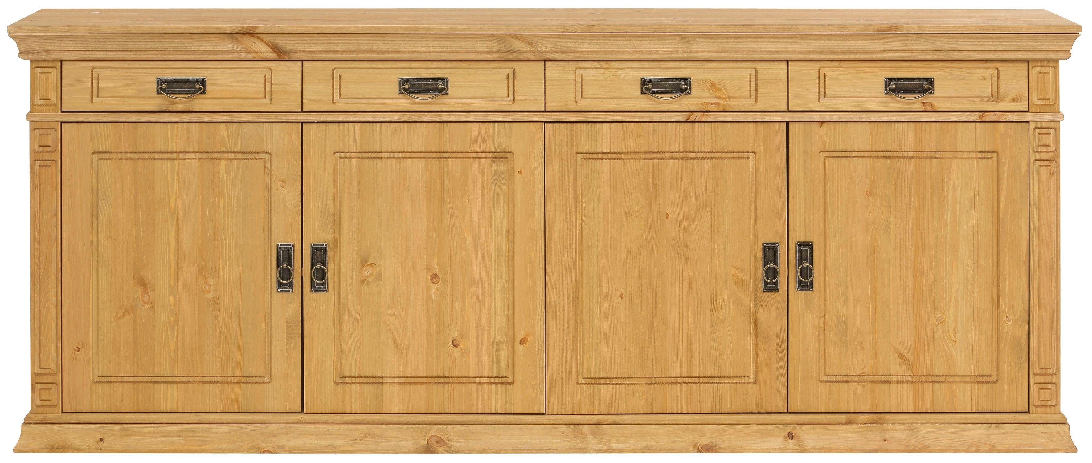 Home affaire Dressoir Vinales Commode in klassieke landelijke stijl, breedte 202 cm