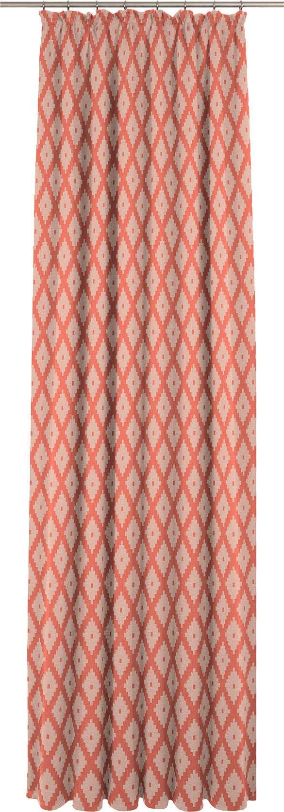 Adam Gordijn Maroccan Shiraz Light (1 stuk) kant & klaar gordijnen maat hxb: 245x145 cm oranje