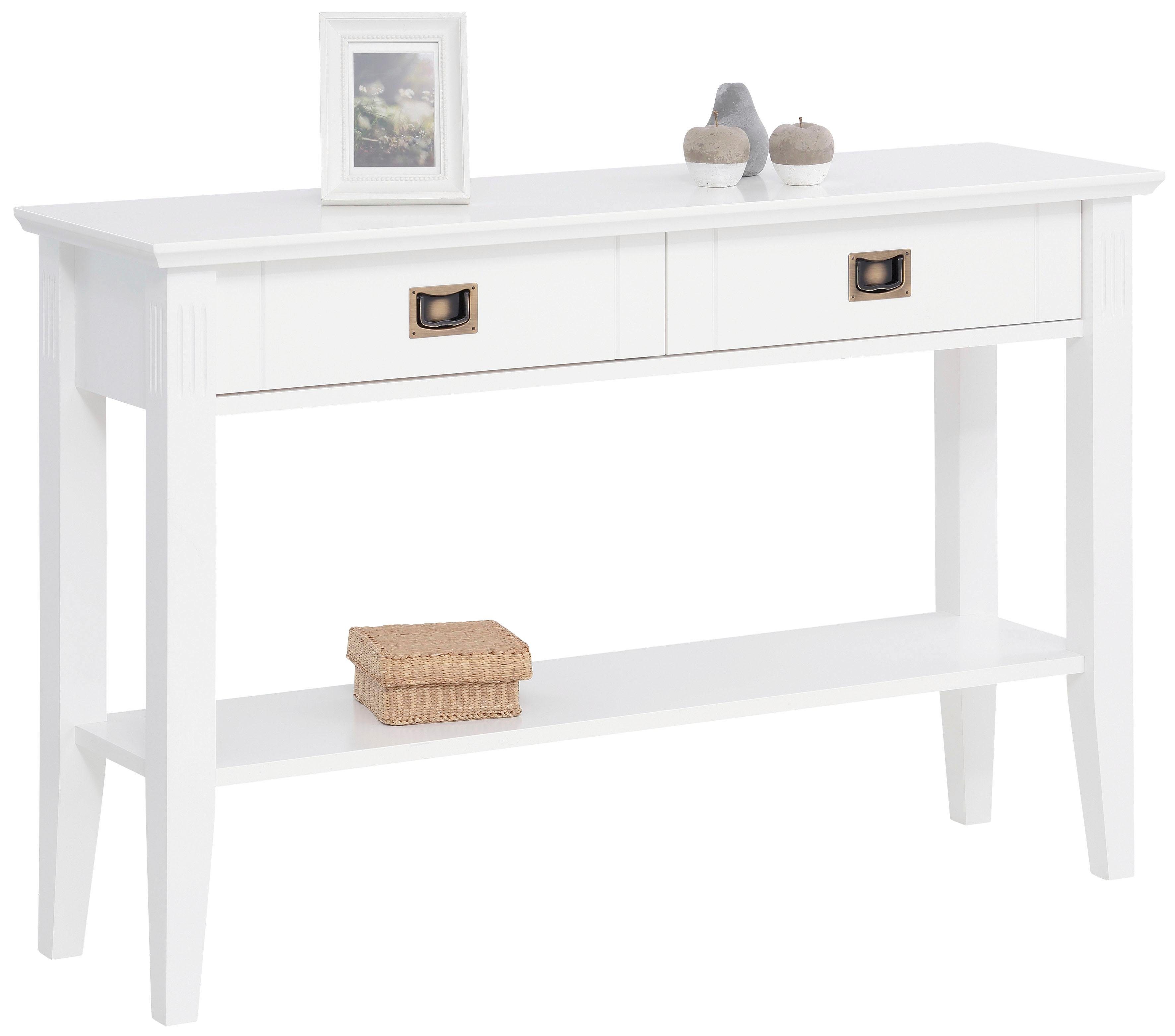 Home affaire Sidetable Piano met 2 lades en 1 legbord