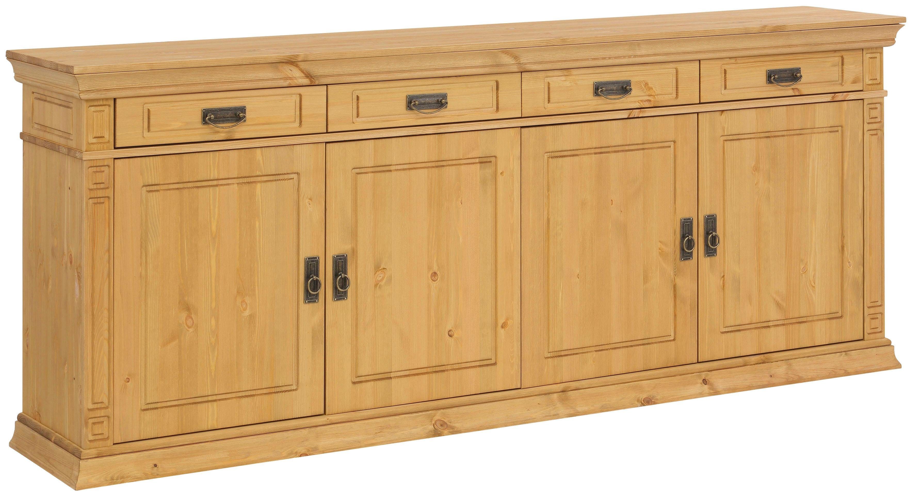 Home affaire Dressoir Vinales Commode in klassieke landelijke stijl, breedte 202 cm