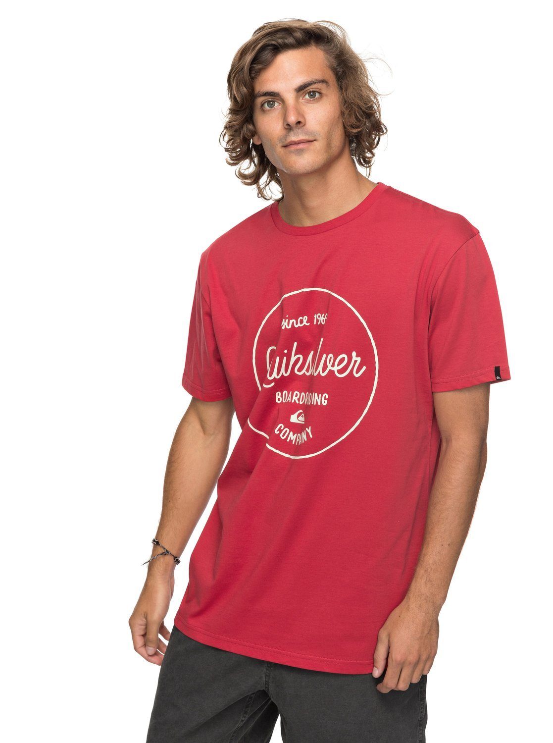 Quiksilver NU 15% KORTING: Quiksilver T-Shirt Classic Morning Slides