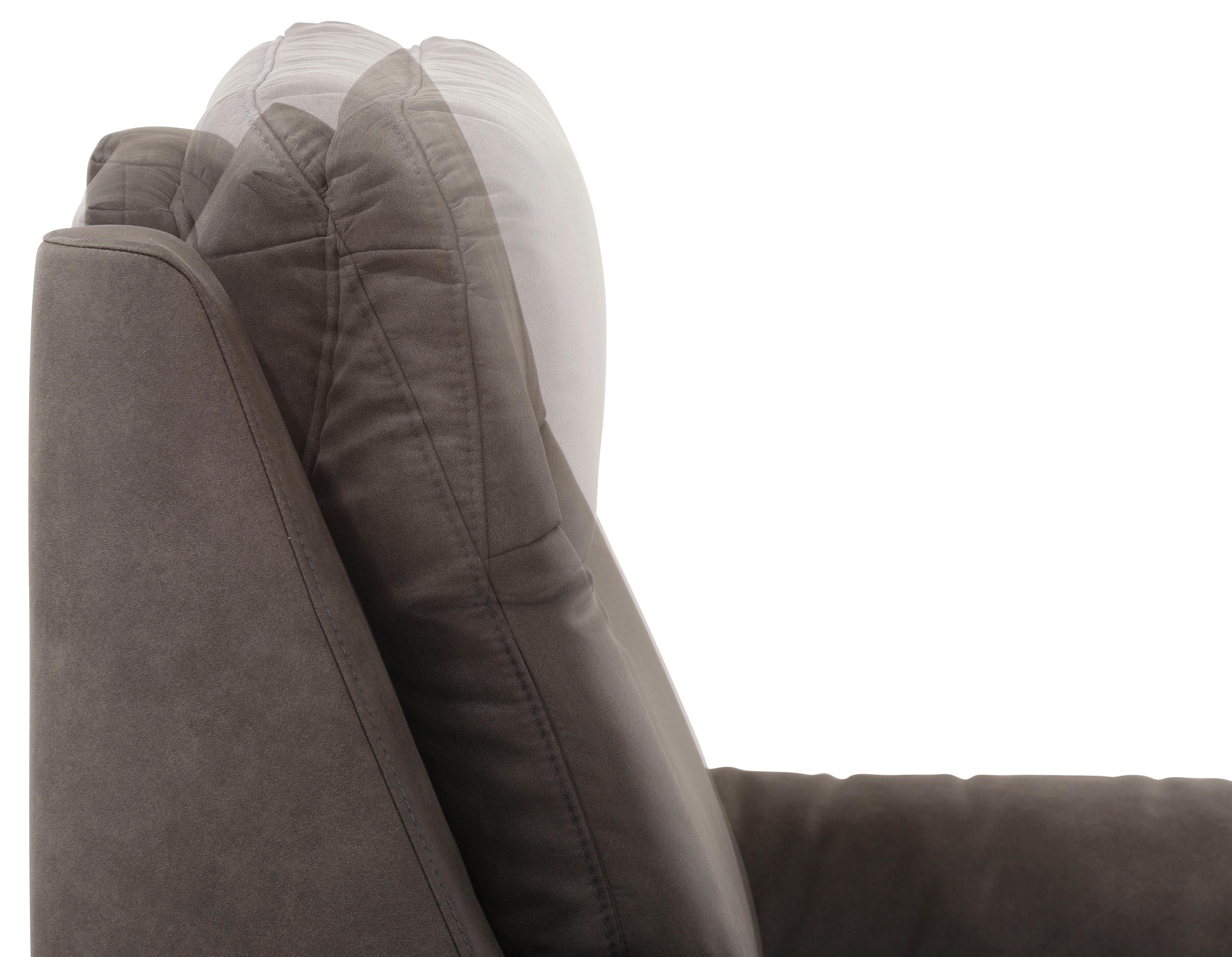Home affaire Fauteuil Boccaccio met binnenvering, incl. verstelbare hoofdsteun (set)