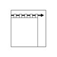 my home paneelgordijn dimona kant-en-klaargordijn, inclusief verzwaringsstang, transparant (2 stuks) wit