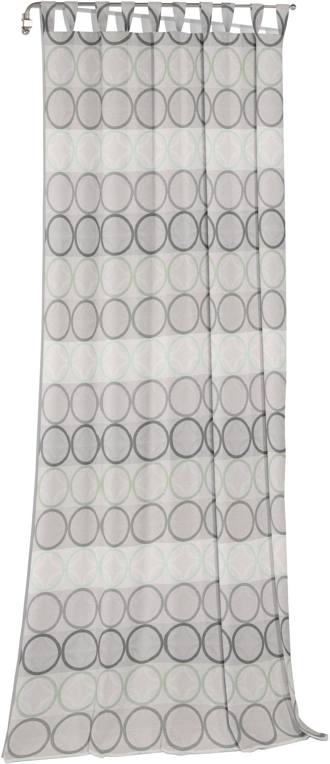 Wirth Gordijn Zirbello (1 stuk) kant & klaar gordijnen maat hxb: 225x132 cm groen