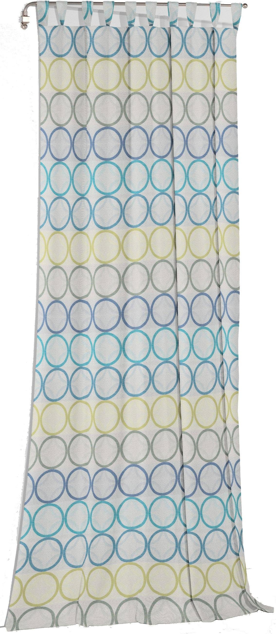 Wirth Gordijn Zirbello (1 stuk) kant & klaar gordijnen maat hxb: 175x132 cm blauw