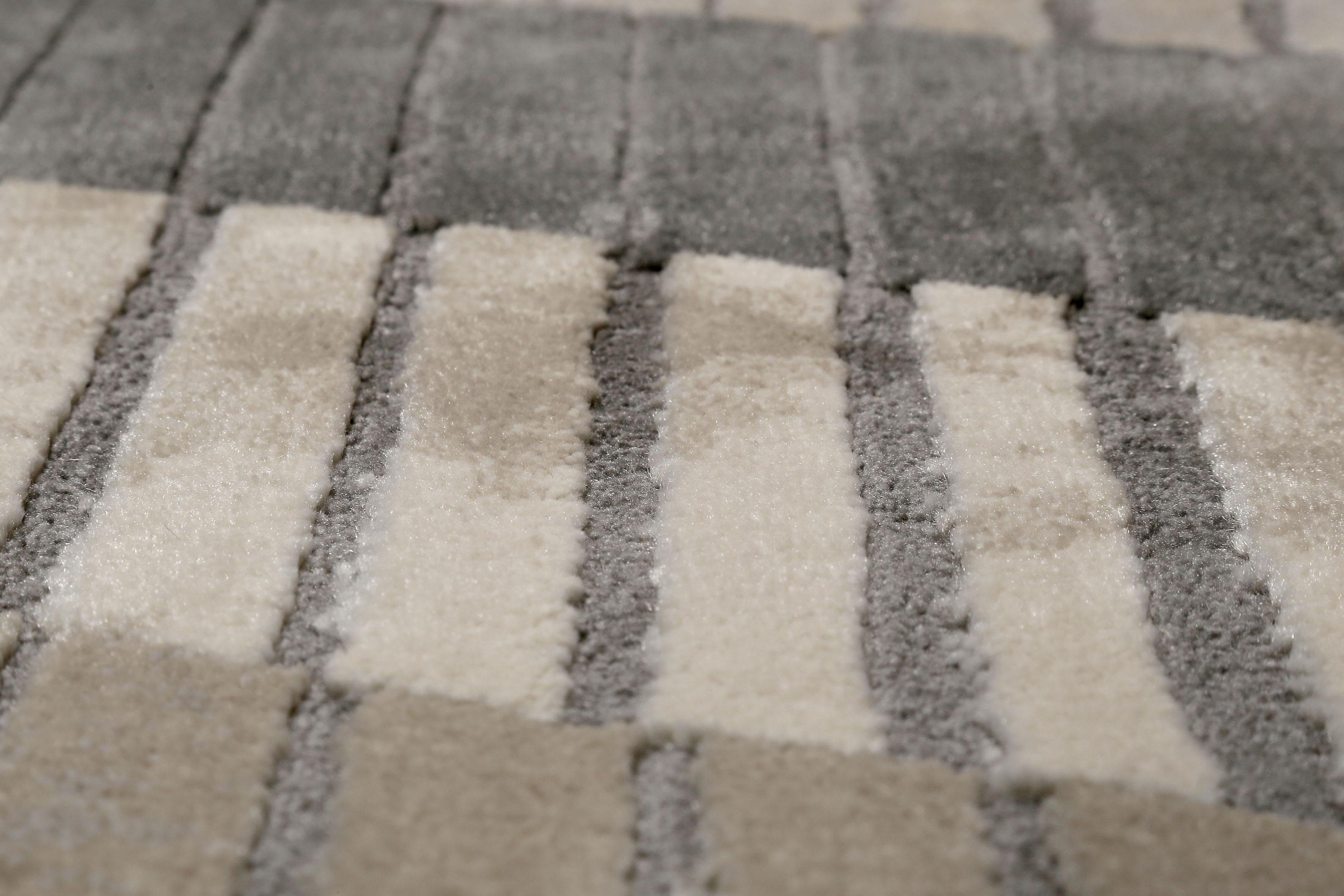 Esprit Vloerkleed Tamo Korte pool, reliëfstructuur, woonkamer